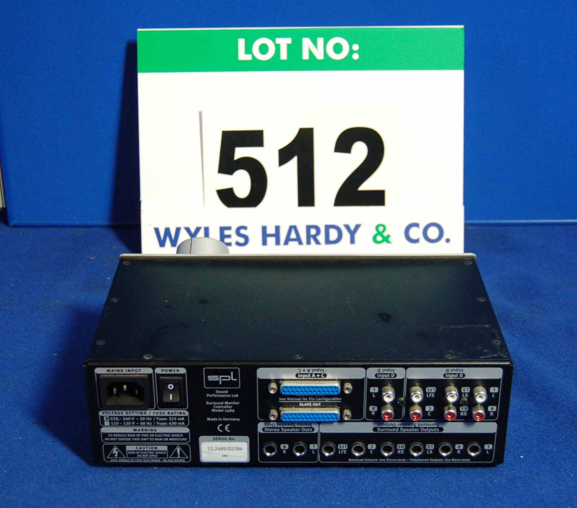 An SPL 'Model 2489' 5.1 Surround Monitor Controller - Image 2 of 2