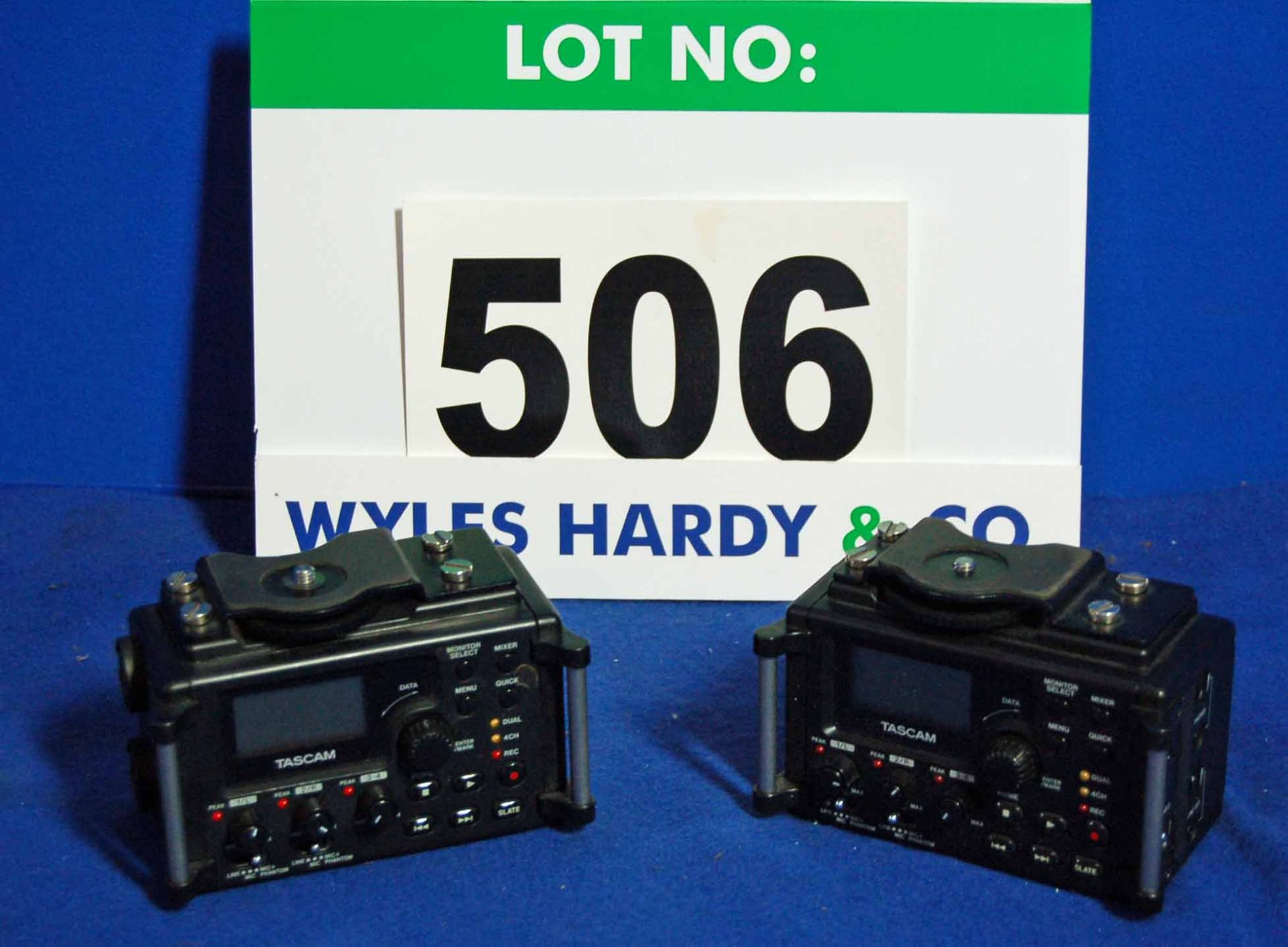 Two TASCAM DR-60D Linear PCM Recorders (Note - No Leads)