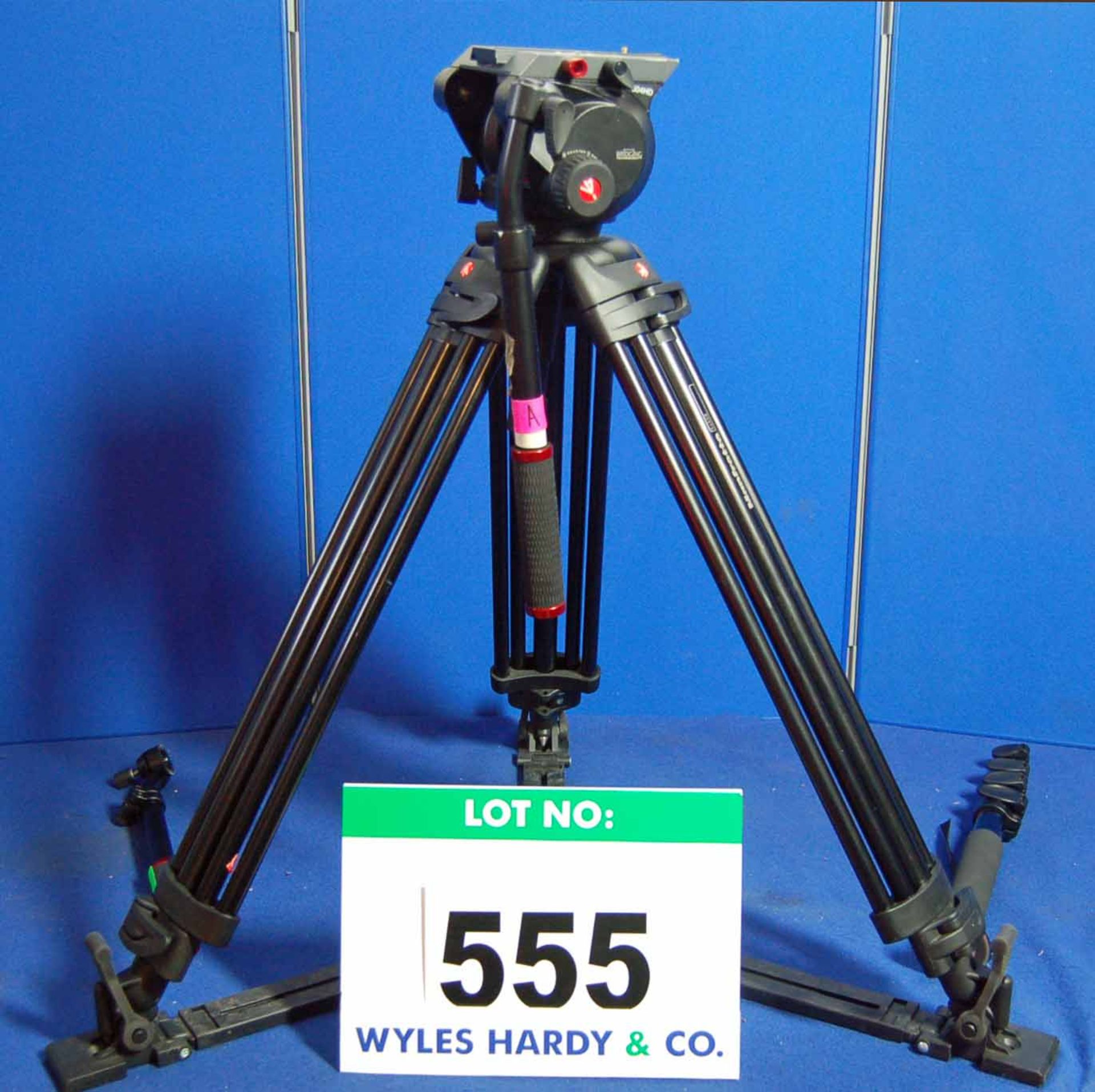 A MANFROTTO 546GB Tripod with Bridging Technologies 504HD Head & A MANFROTTO 695CX Carbon Fibre