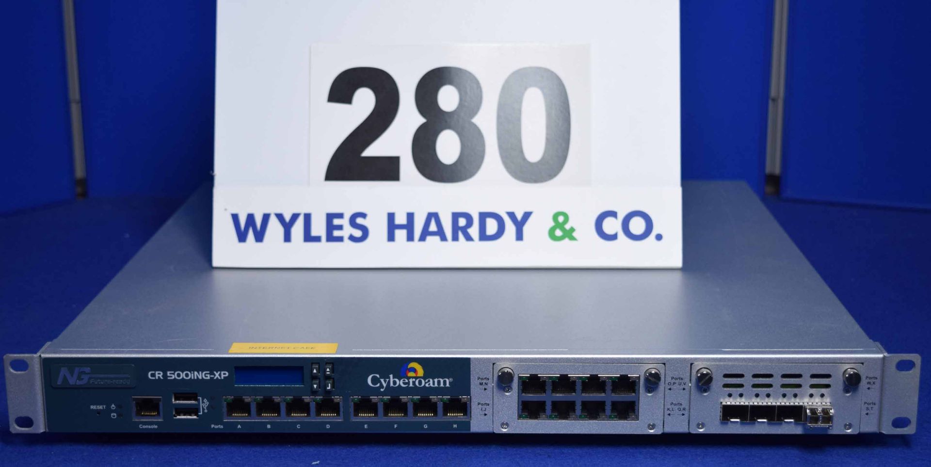 A CYBEROAM NG Series Model CR 500iNG-XP Firewall