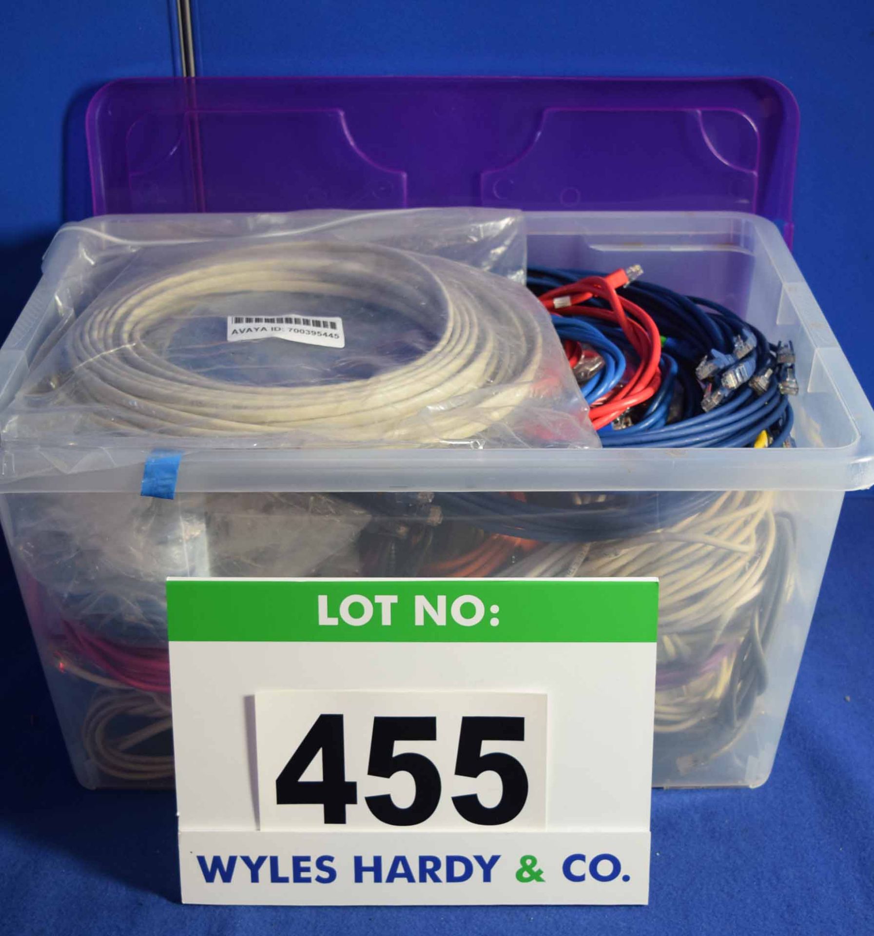 A Box of Comms Cables