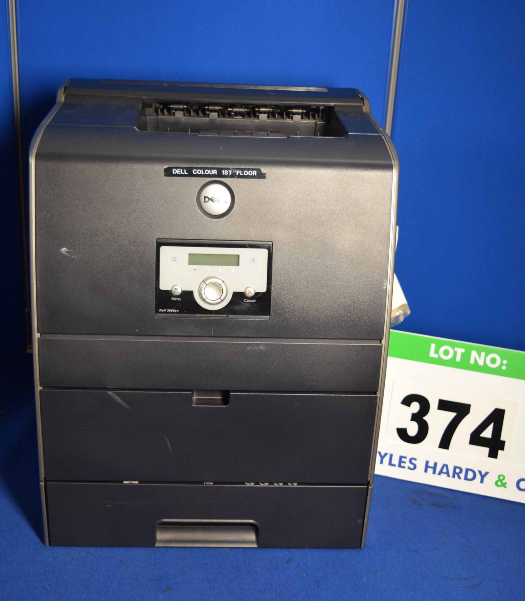 A DELL 3000CN A4 Colour Laser Printer with Twin Paper Trays