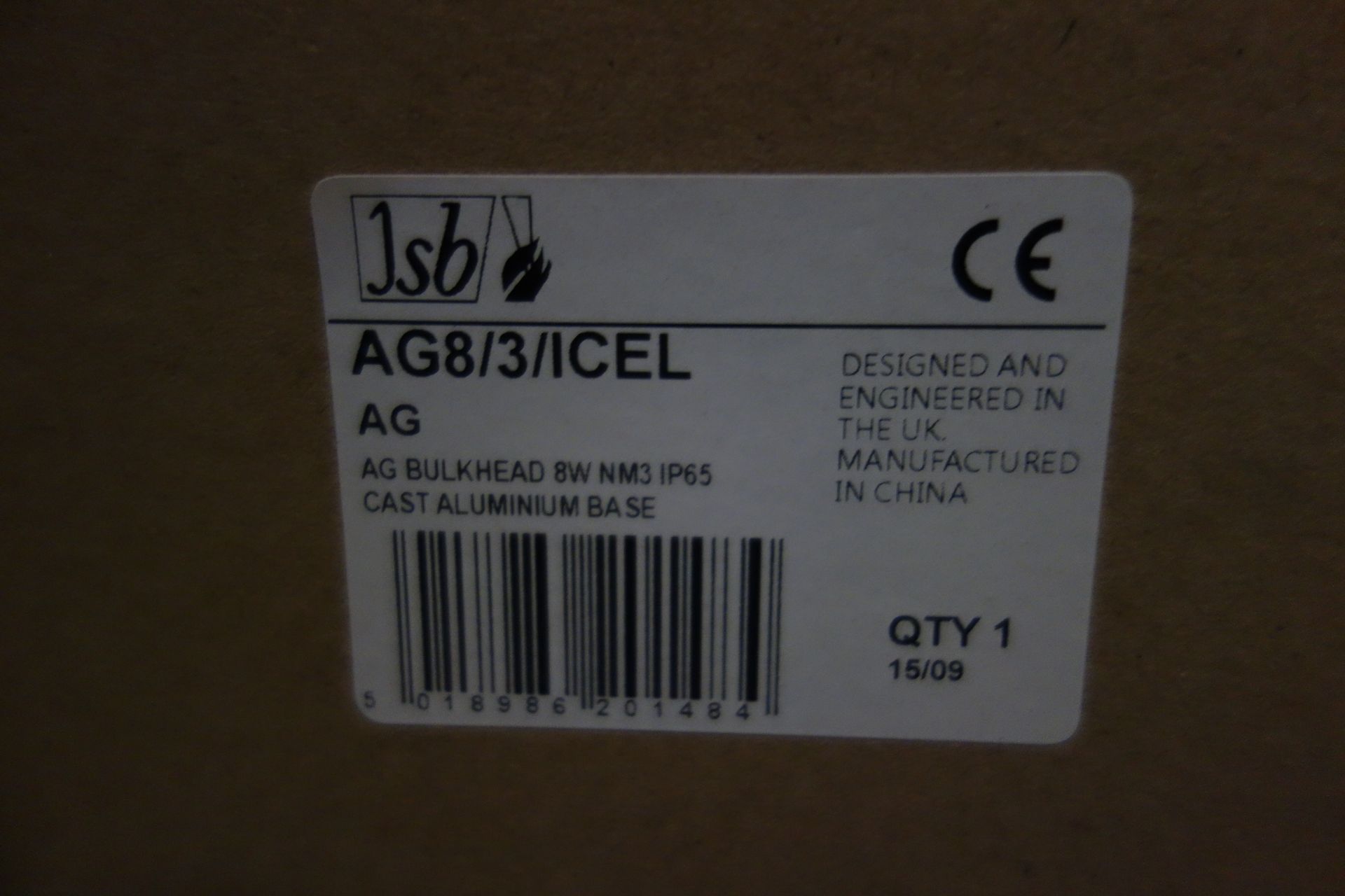 9 X JSB AG8/3/ICEL AG Bulkhead 8W NM3 IP65 Cast Aluminum Base