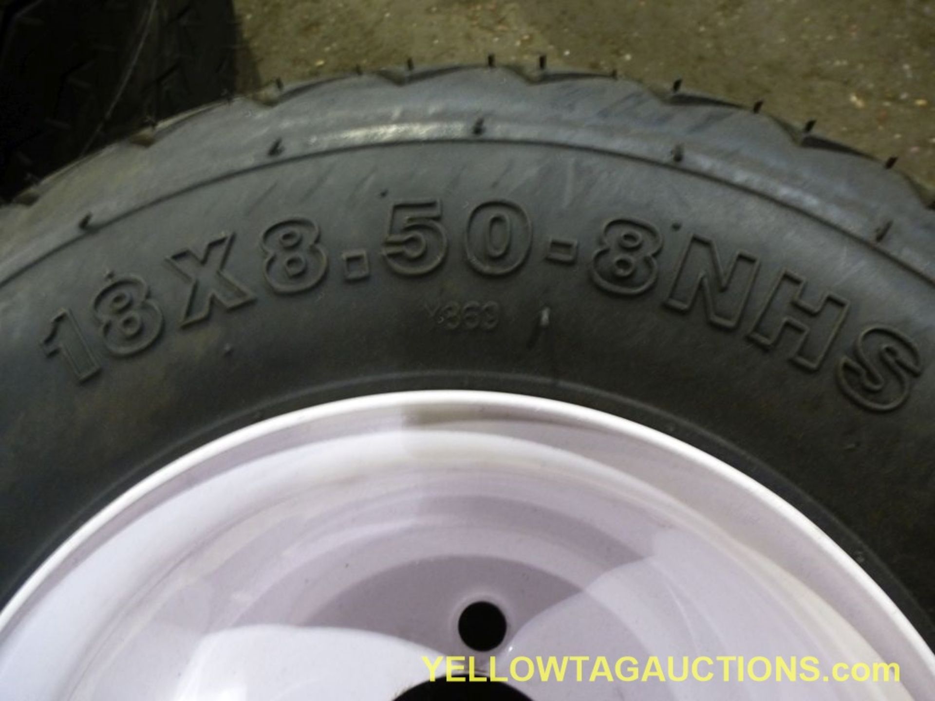 Lot of (12) FarWay 6-Ply Nylon Tires & Wheels|18 X 8.50 - 8NHS|Tag: 423 - Bild 5 aus 8