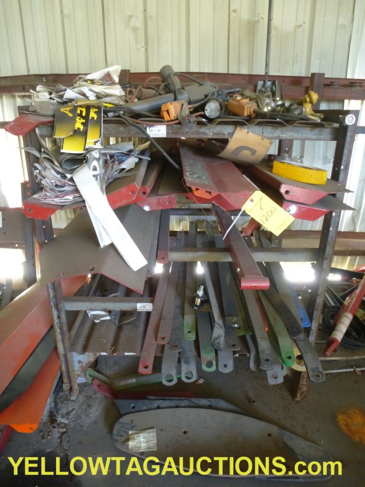Lot of Assorted Components|Includes: Tailgates, Support Bars, Racks, Moldboards for Plows|***BUYER