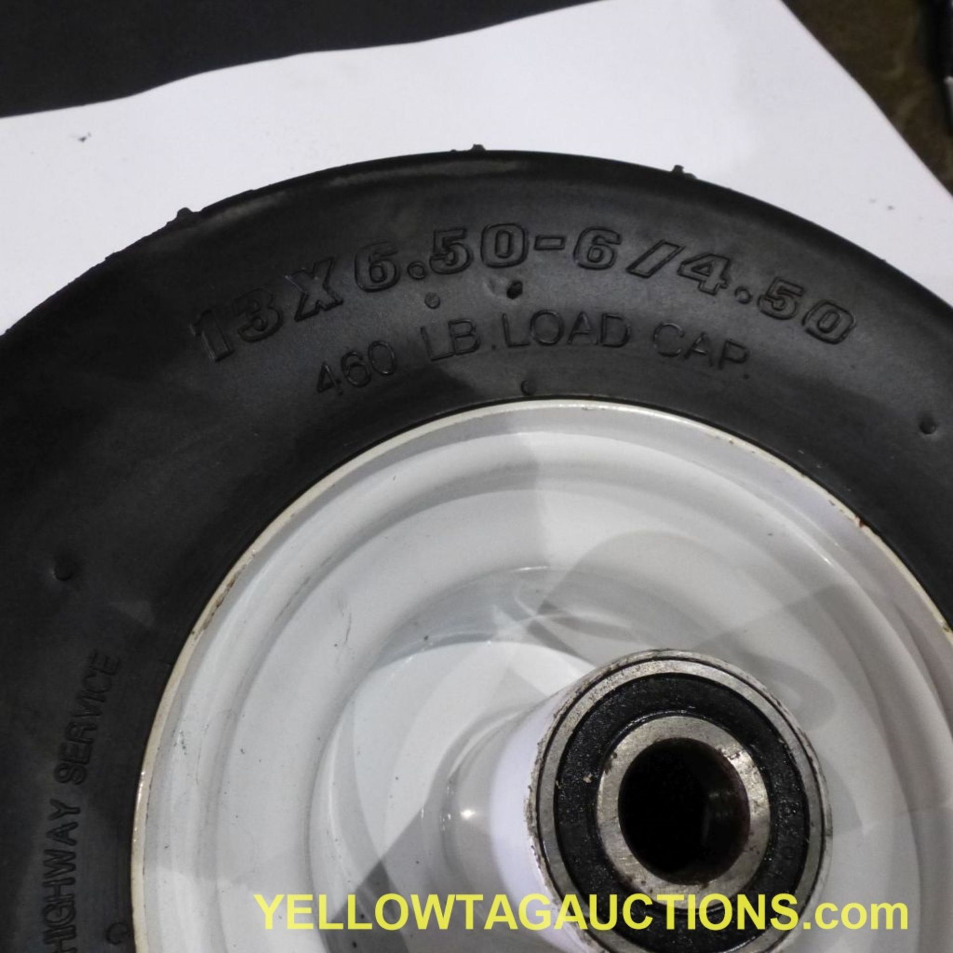 Lot of Approx. (200) Finishing Mower Tires with Rims|13 X 6.50 - 6/4.30|Tag: 553 - Image 4 of 19