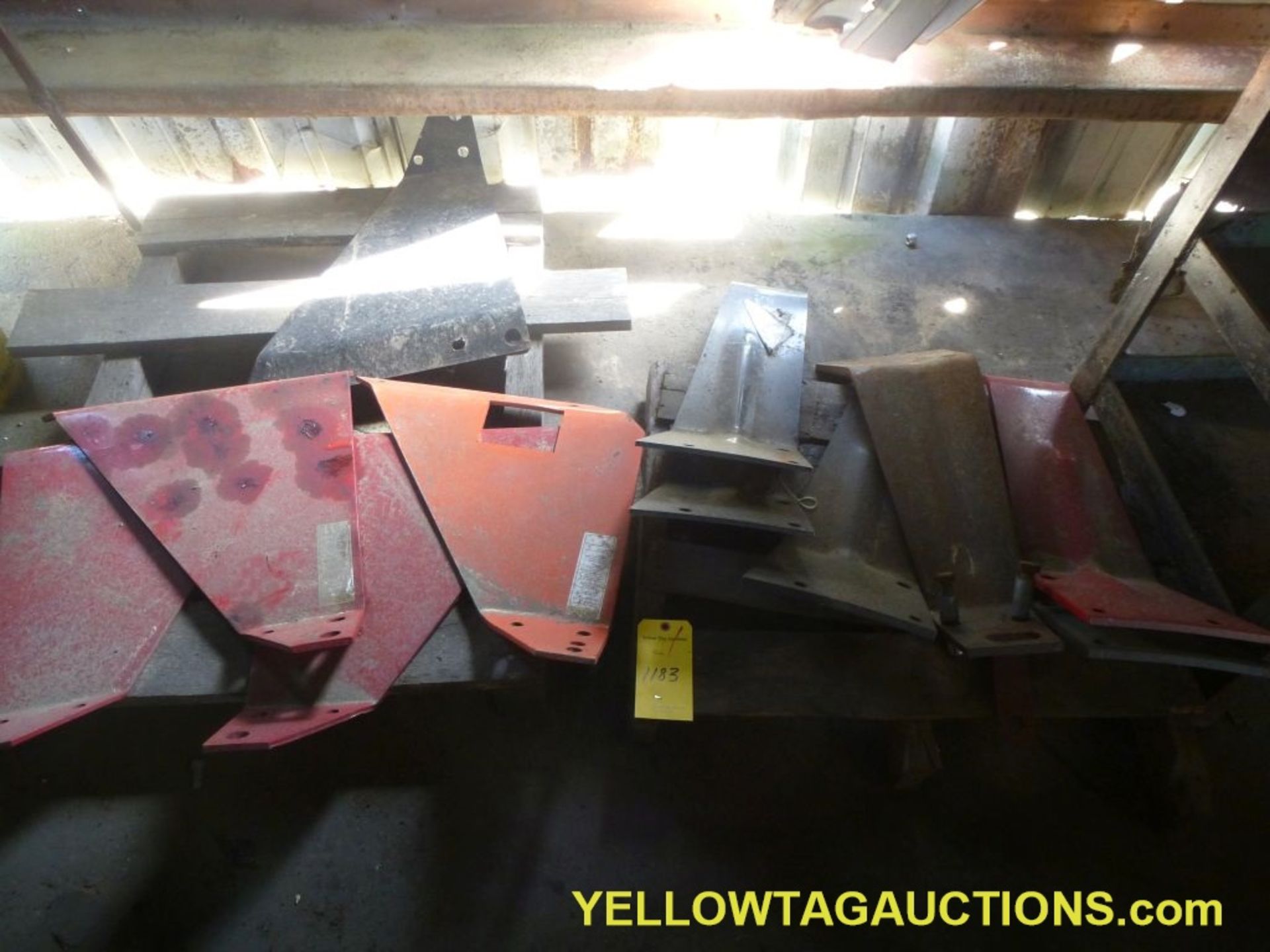 Lot of (11) A-Frames|(5) Box Scrape; (6) Rotary Cutter|***BUYER RESPONSIBLE FOR ALL LOADING AND
