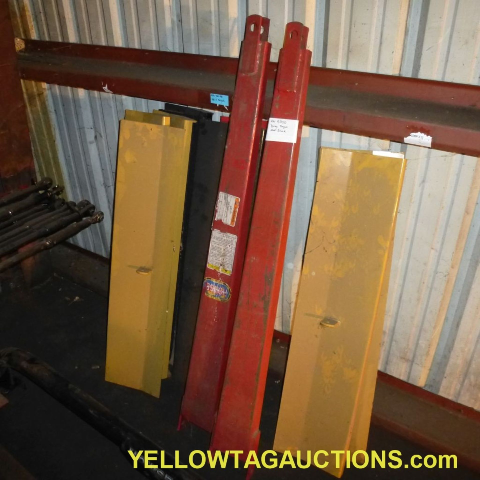 Lot of (28) Assorted Components|(1) Cantilever Rack; (1) Post Hole Digger A-Frame; (1) Boom Pole; ( - Image 6 of 12