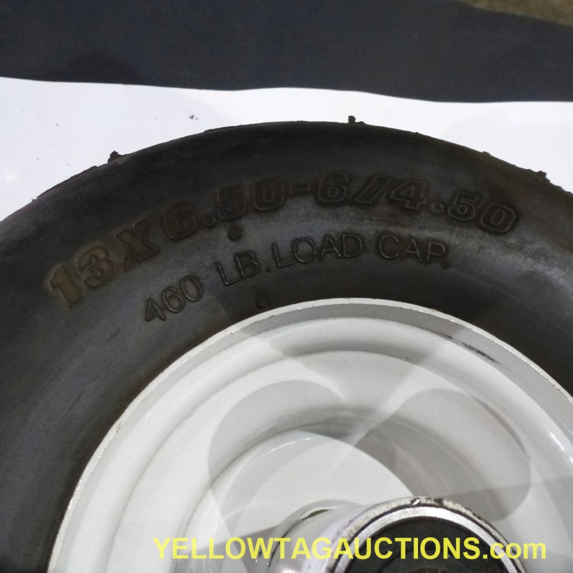 Lot of Approx. (200) Finishing Mower Tires with Rims|13 X 6.50 - 6/4.30|Tag: 553 - Image 8 of 19