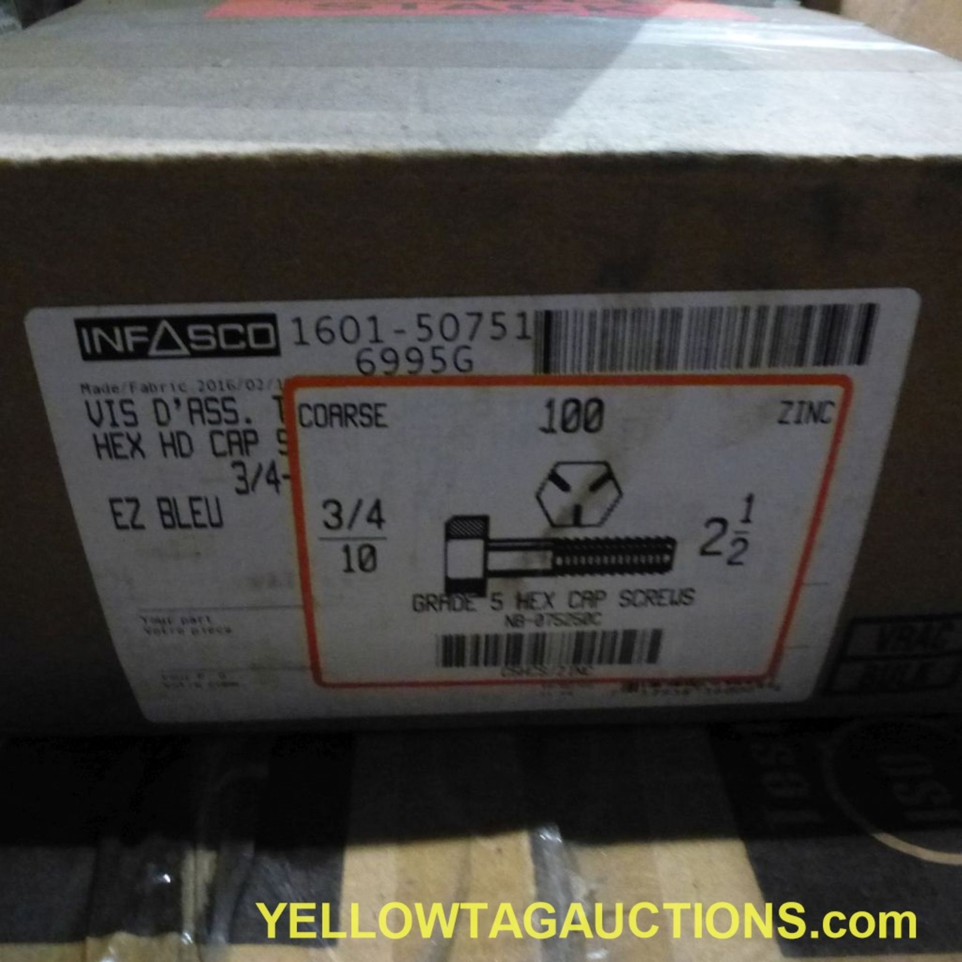 Lot of (1) Pallet of Assorted Hex Bolts and Hardware|Tag: 390 - Image 15 of 20