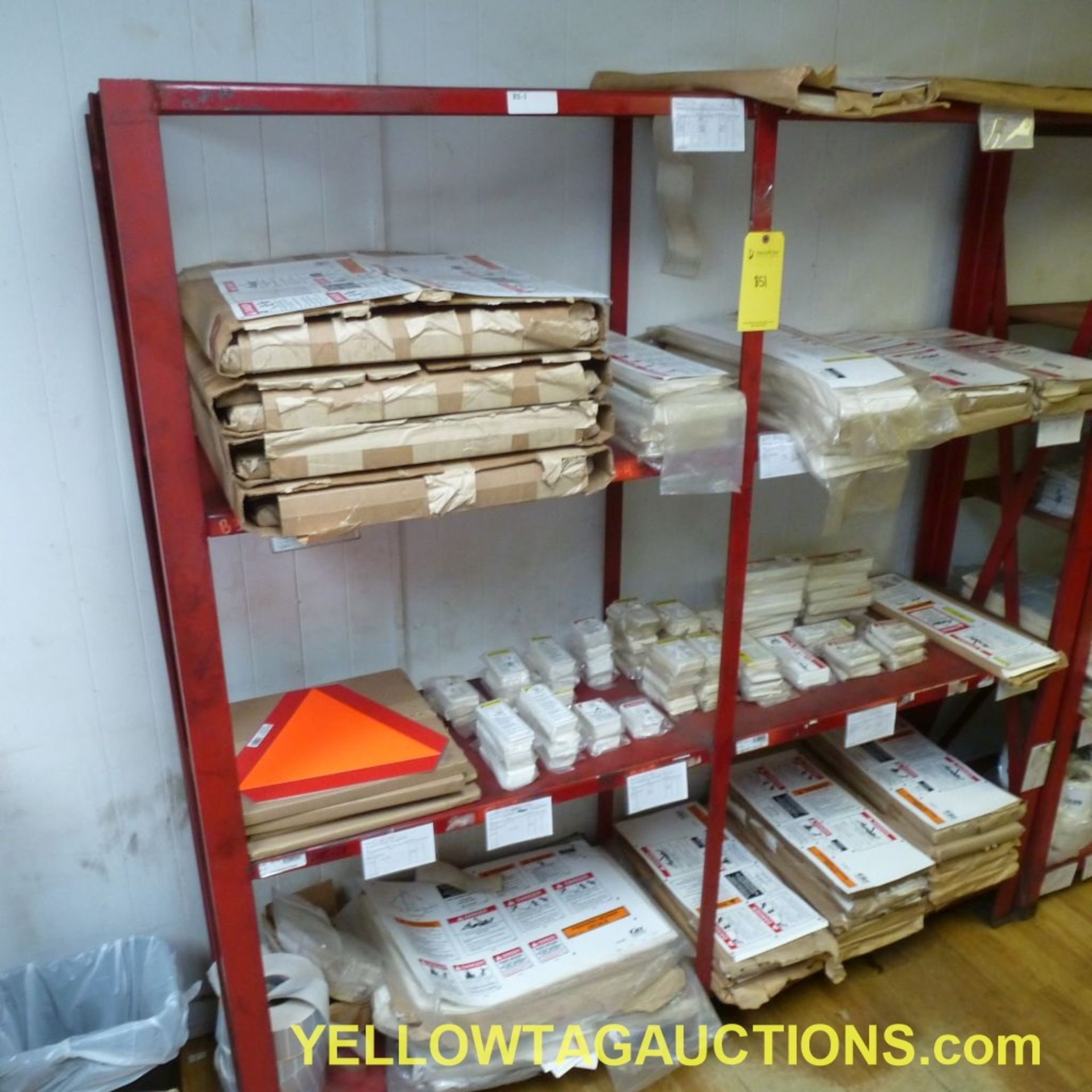 Lot of (4) Shelves of Caution/Danger Decals|Tag: 851 - Bild 15 aus 37