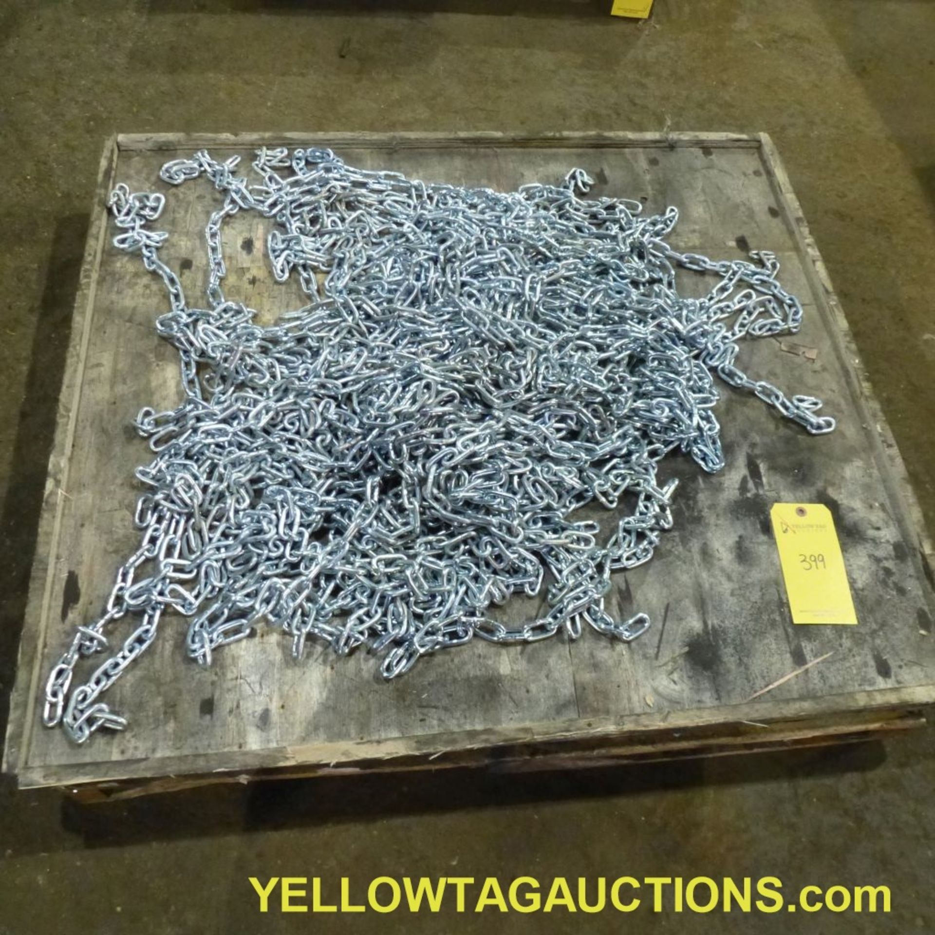 Lot of (1) Pallet of Assorted Chains|Tag: 399