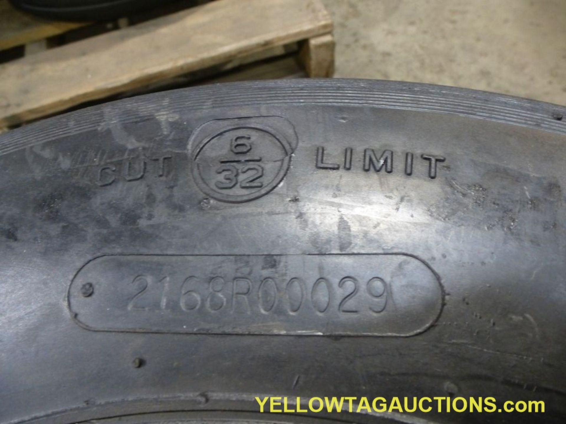 Lot of (8) Michelin Air 6/32 Cat Limit Tires & Wheels|22 X 6.6-10|Tag: 410 - Image 5 of 6