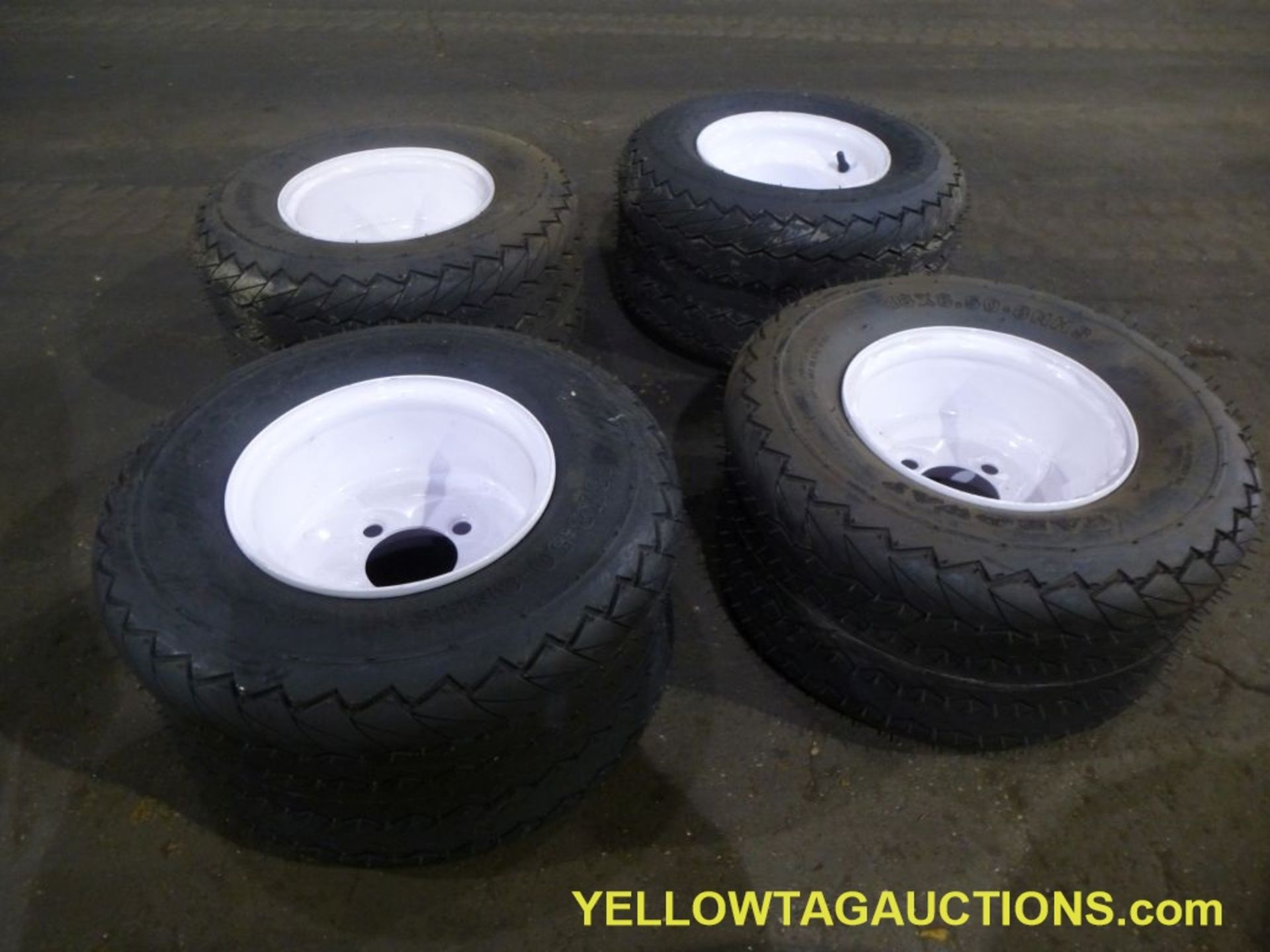 Lot of (12) FarWay 6-Ply Nylon Tires & Wheels|18 X 8.50 - 8NHS|Tag: 450 - Image 2 of 8