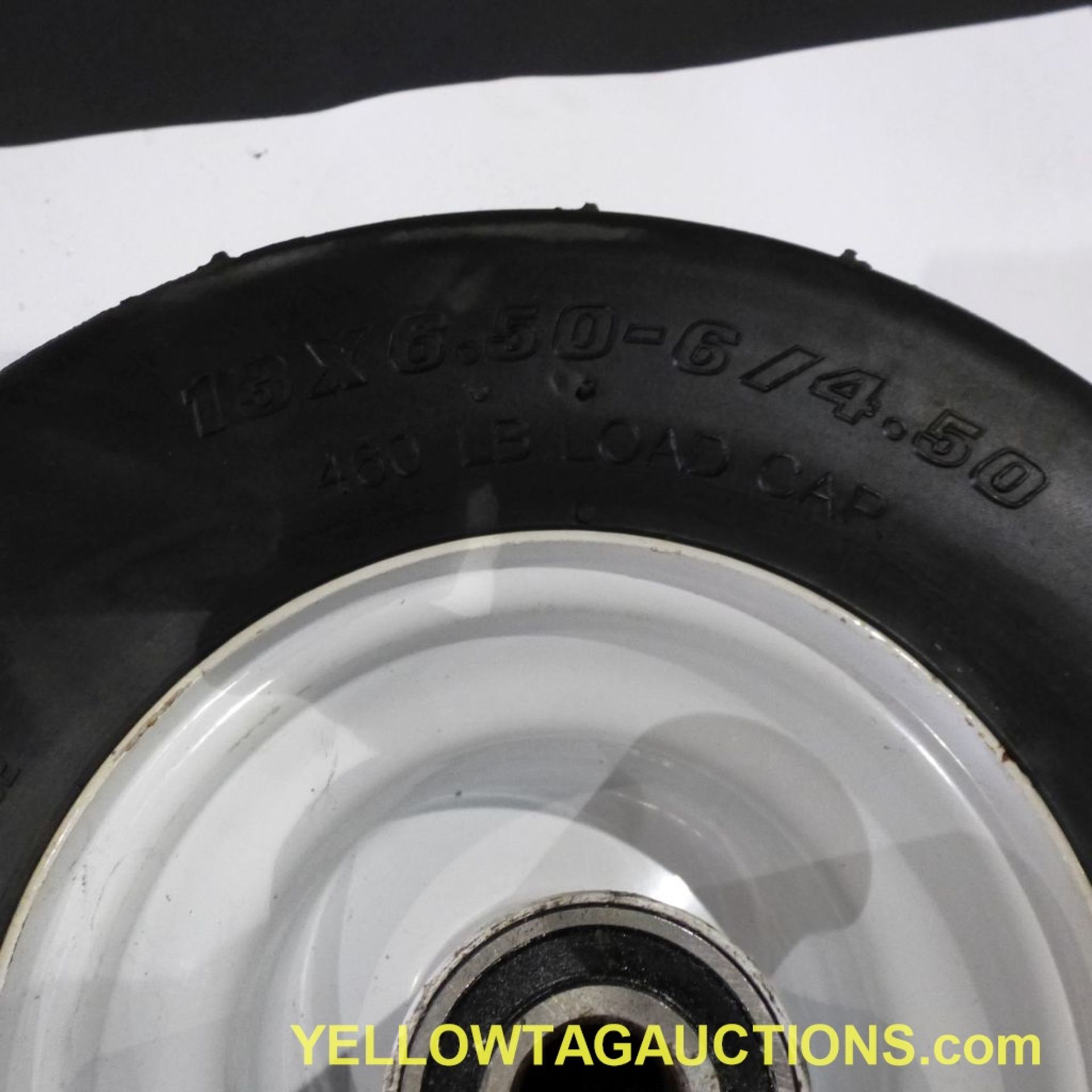 Lot of Approx. (200) Finishing Mower Tires with Rims|13 X 6.50 - 6/4.30|Tag: 553 - Image 3 of 19