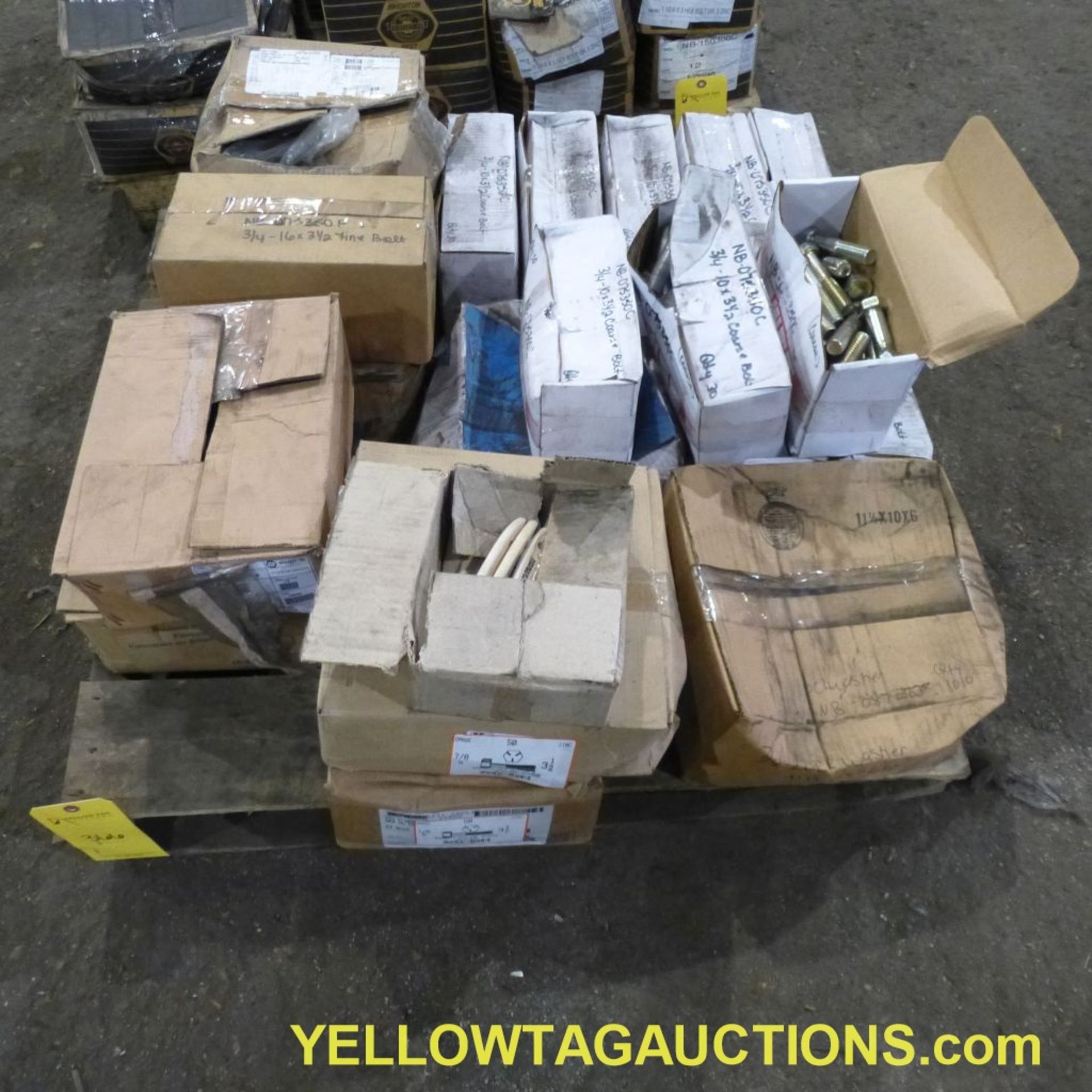 Lot of (1) Pallet of Assorted Bolts and Hardware|Tag: 366