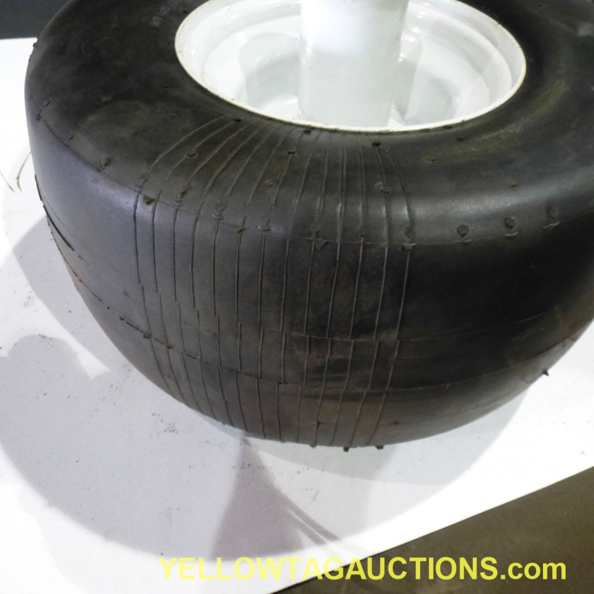 Lot of Approx. (200) Finishing Mower Tires with Rims|13 X 6.50 - 6/4.30|Tag: 553 - Image 6 of 19