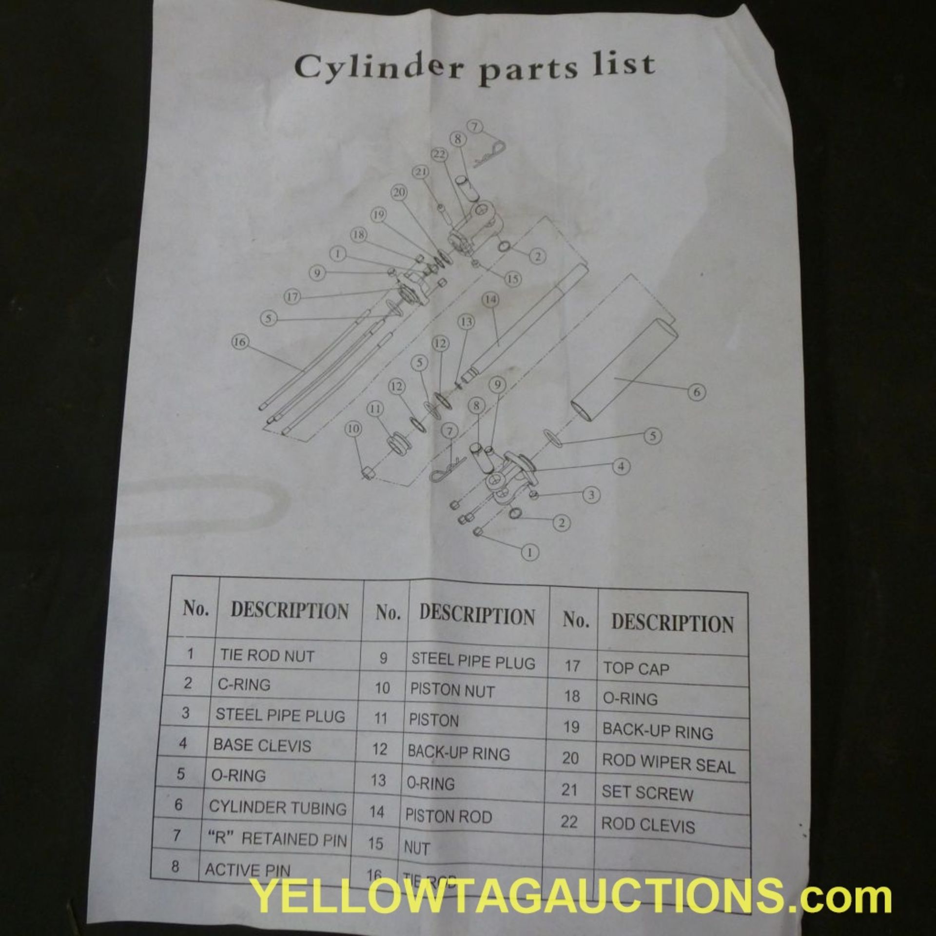 Lot of (18) Cheetah Hydraulic Cylinders|2,500 PSI; 3" x 12"|Tag: 238 - Image 18 of 22