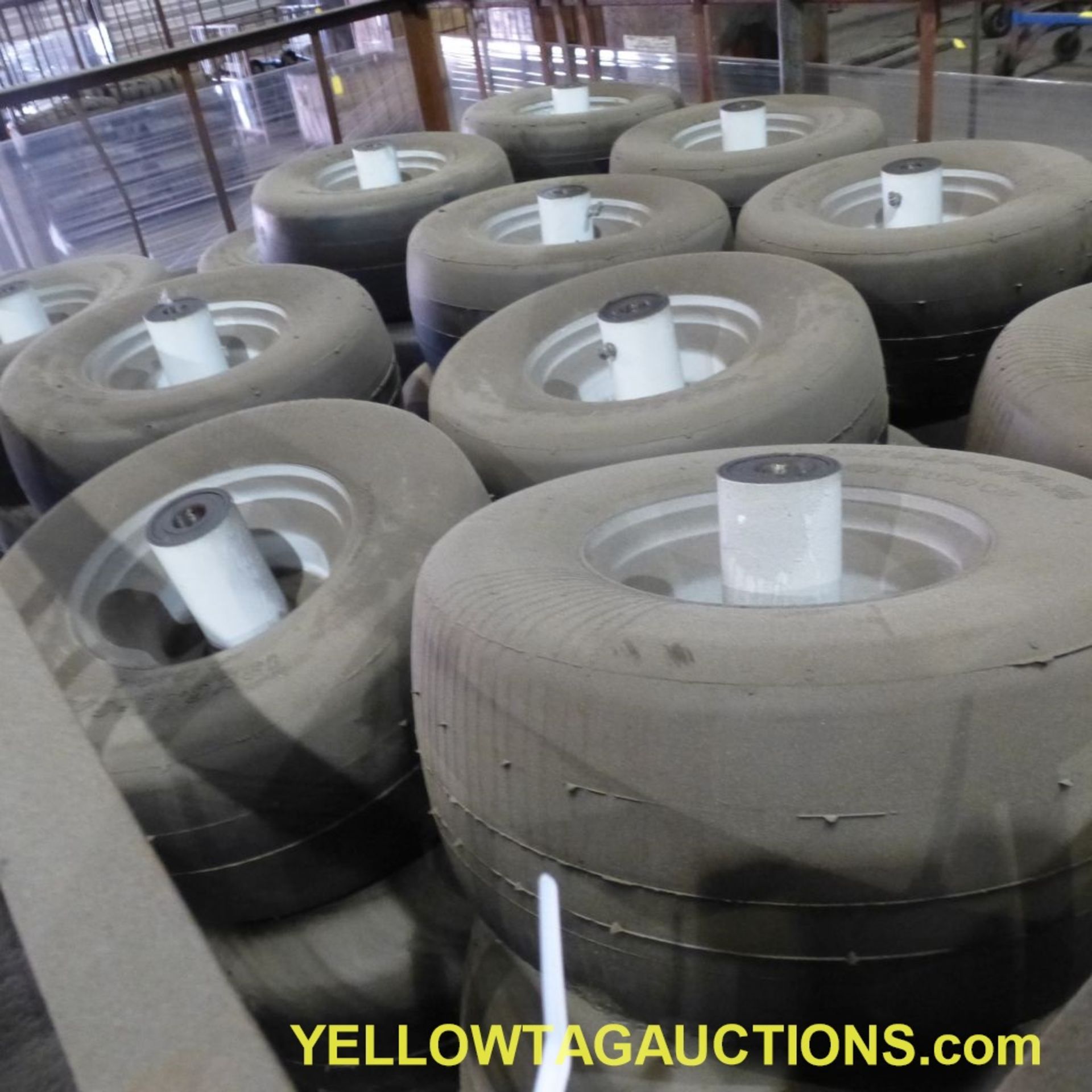 Lot of Approx. (200) Finishing Mower Tires with Rims|13 X 6.50 - 6/4.30|Tag: 553 - Image 19 of 19