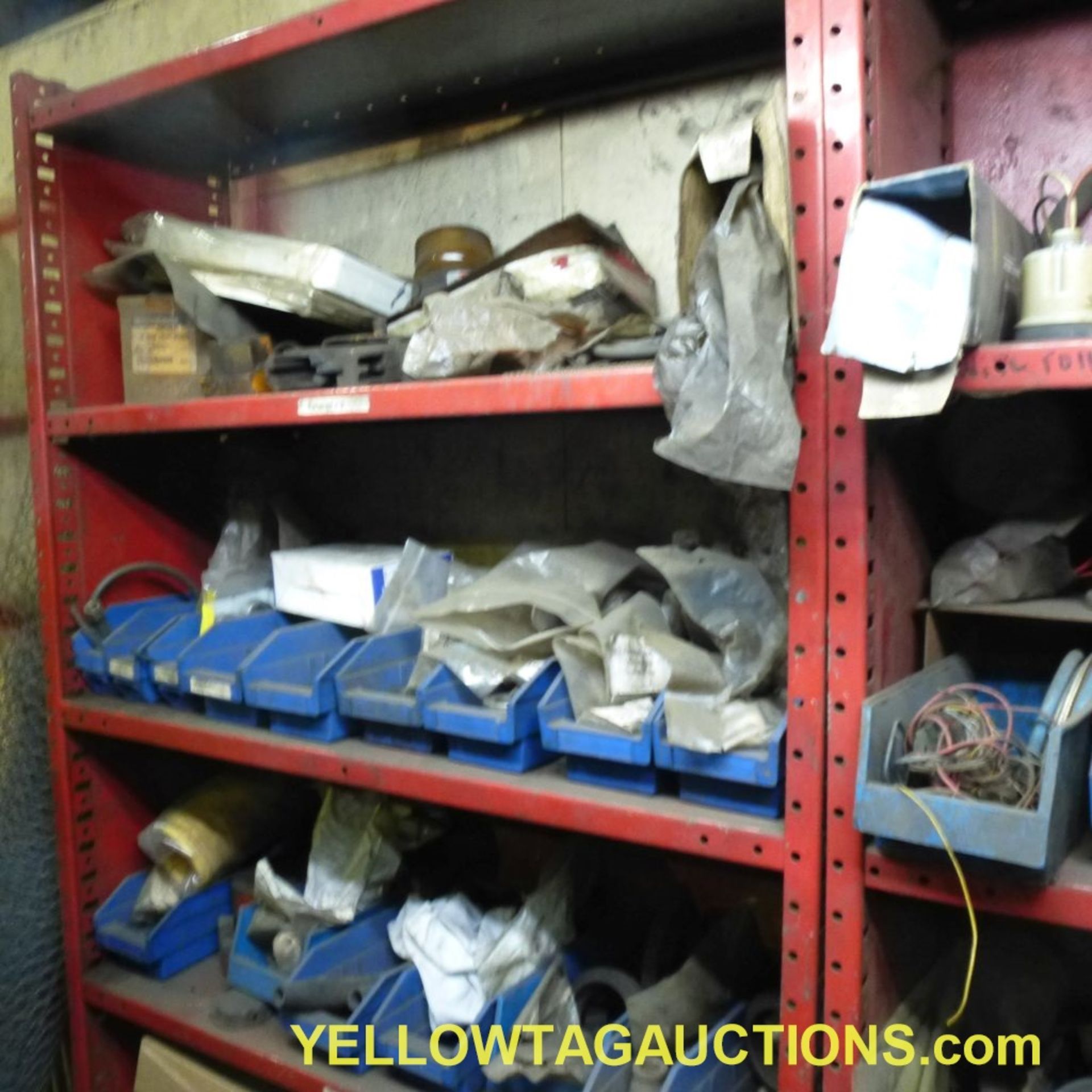 Tool Room with Contents|Includes:; Bolt Bins with Hardware; Shelves with Contents; *Office Not - Image 18 of 32