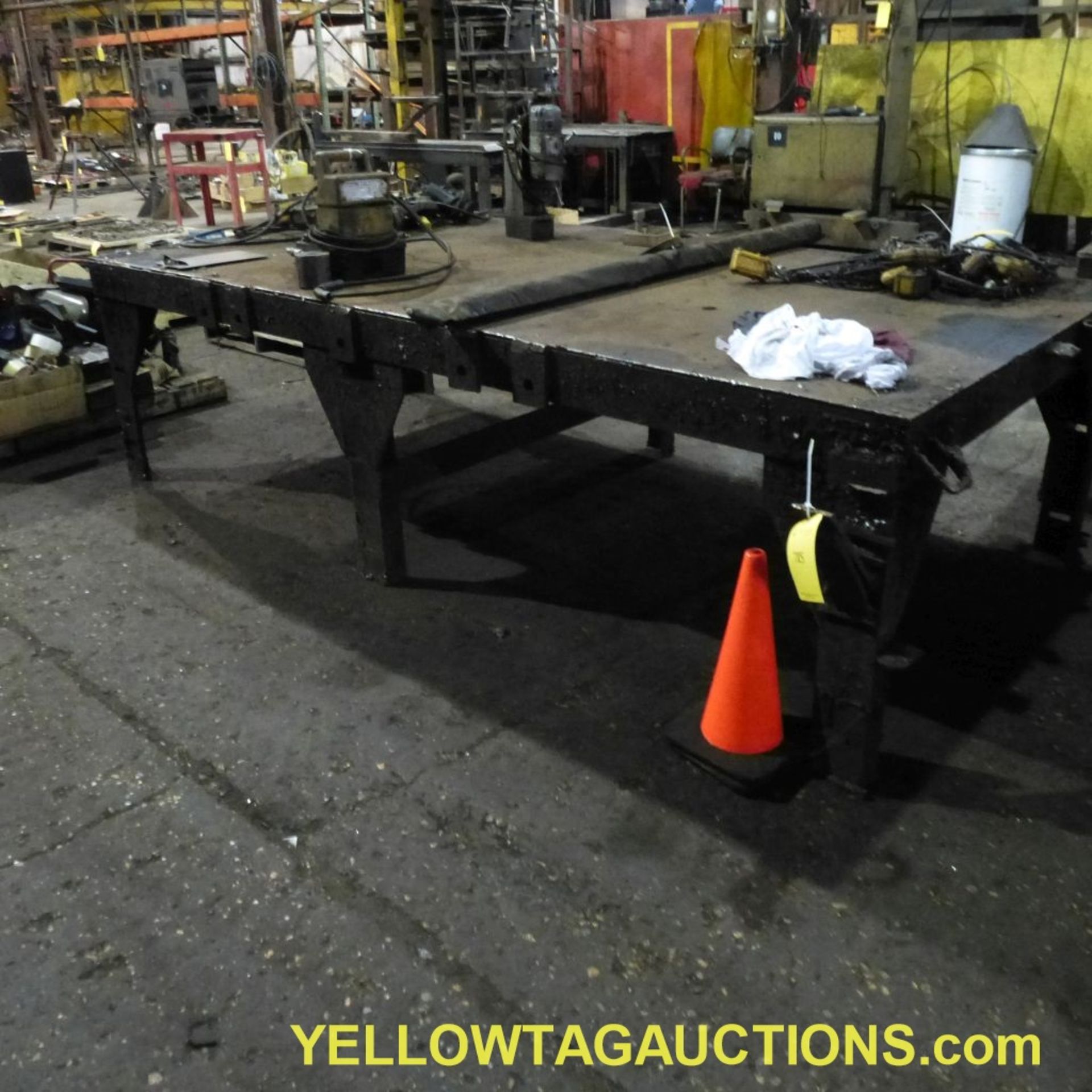 Steel Work Bench/Welding Table|58" x 120" x 33"|Tag: 785 - Image 2 of 4