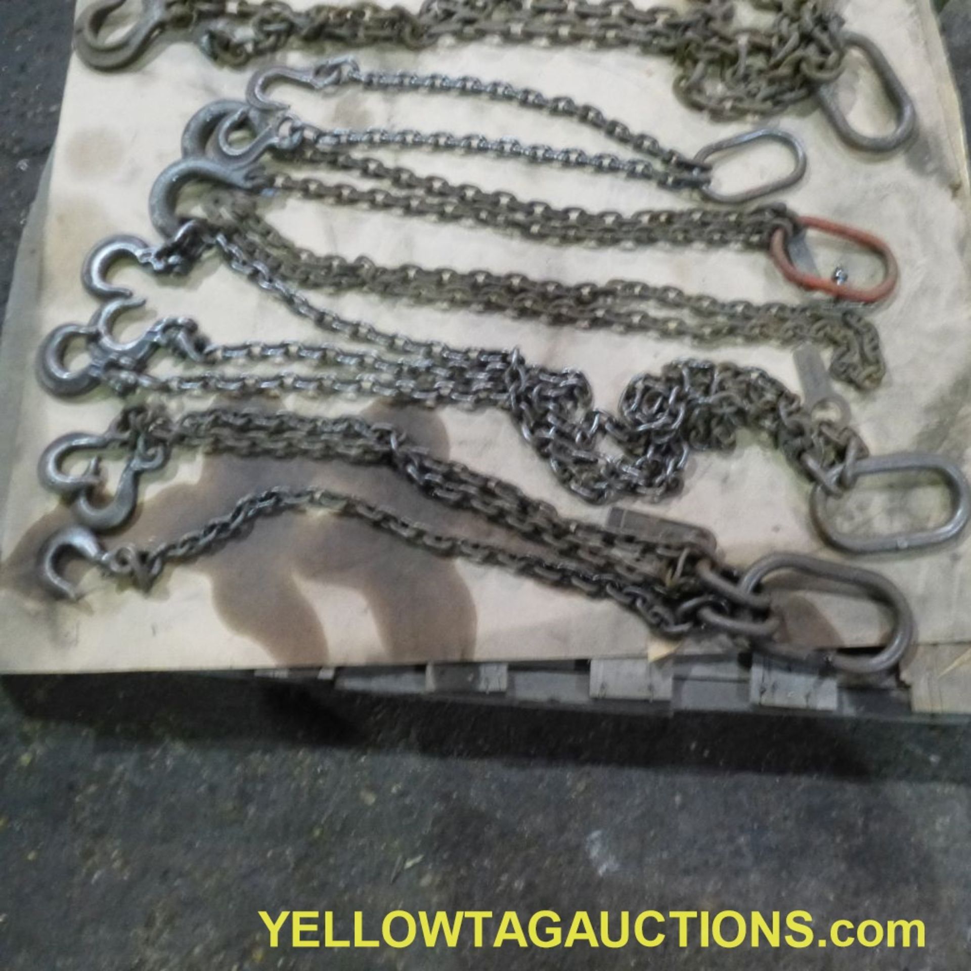 Lot of Assorted Lifting Chains and Hooks|Tag: 766 - Image 3 of 4