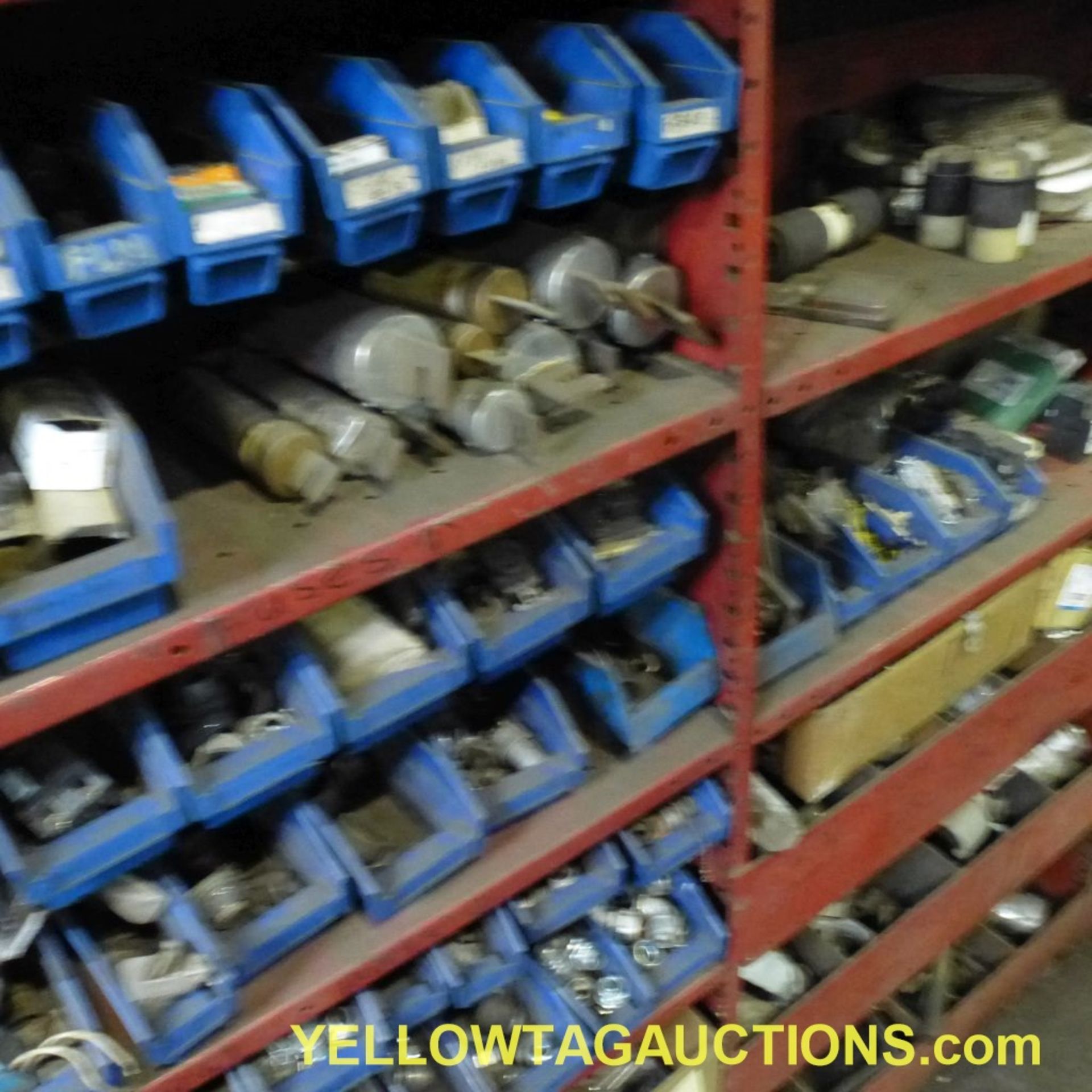 Tool Room with Contents|Includes:; Bolt Bins with Hardware; Shelves with Contents; *Office Not - Image 23 of 32