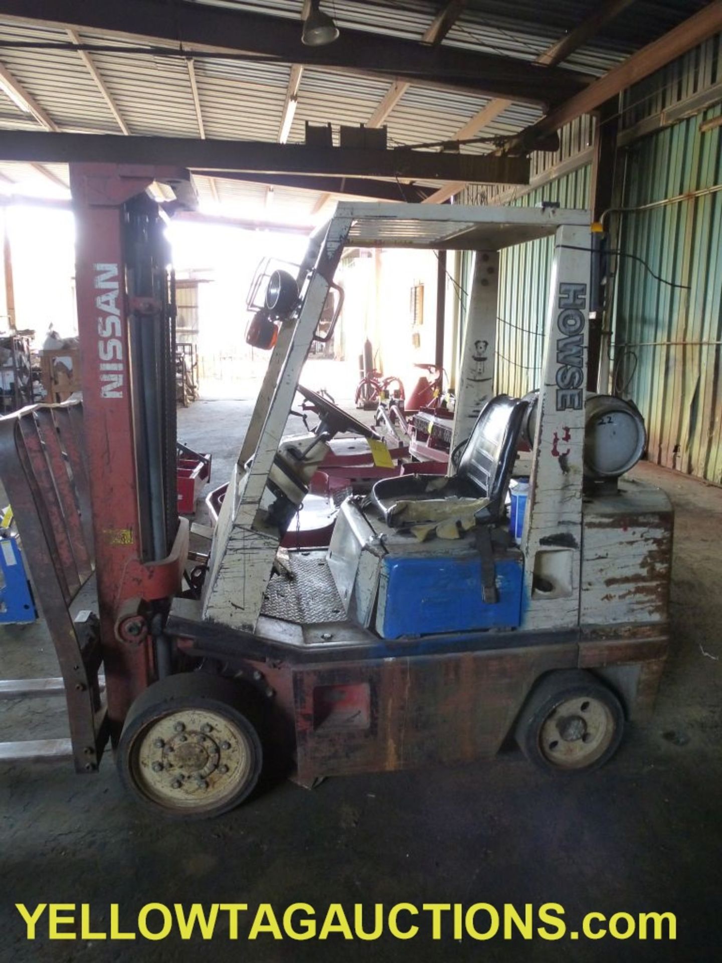 Nissan Propane Forklift|Model No. KCPH02A25PV; Serial No. KCPH02P908261; Boom Height: 130"; Fork - Bild 2 aus 8