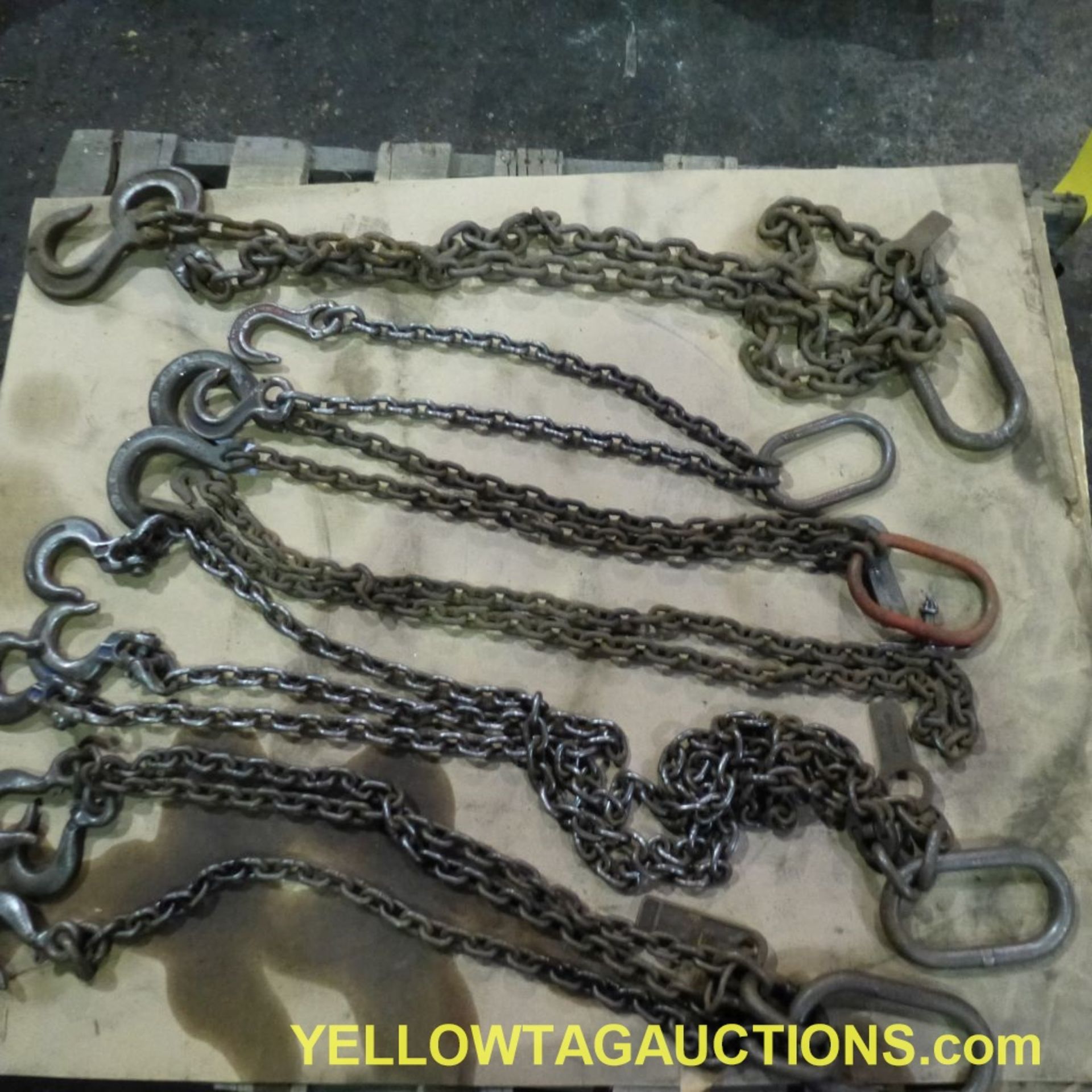 Lot of Assorted Lifting Chains and Hooks|Tag: 766 - Image 4 of 4