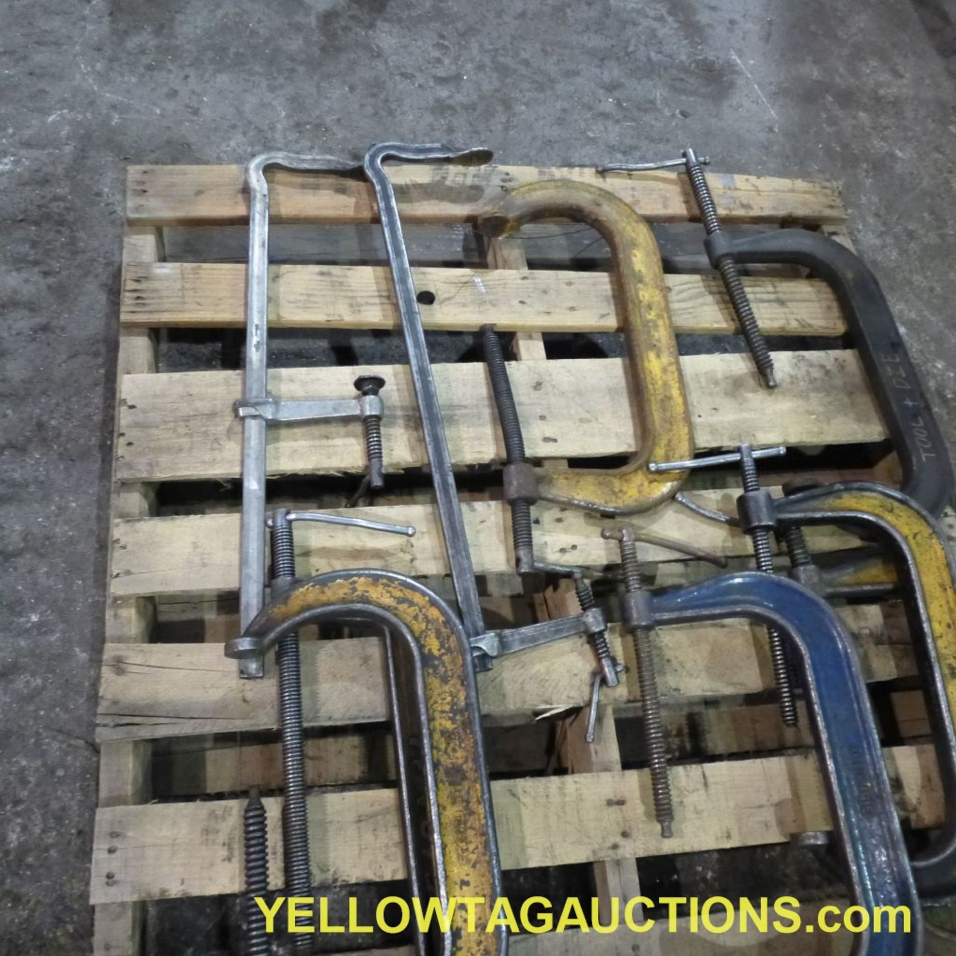 Lot of (9) Assorted C-Clamps|Tag: 757 - Image 4 of 4