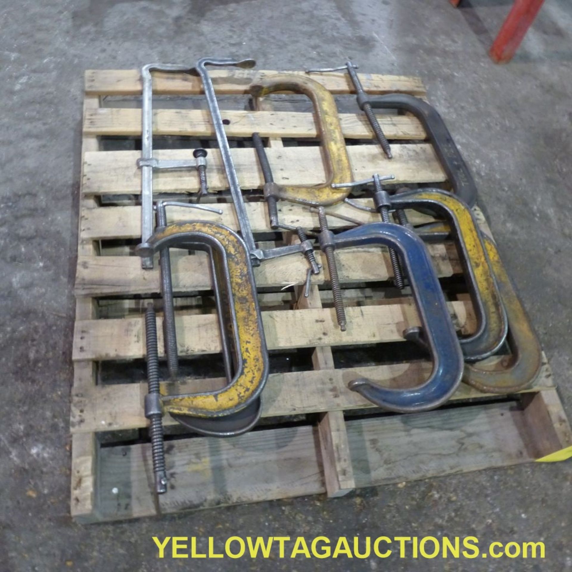 Lot of (9) Assorted C-Clamps|Tag: 757 - Image 2 of 4