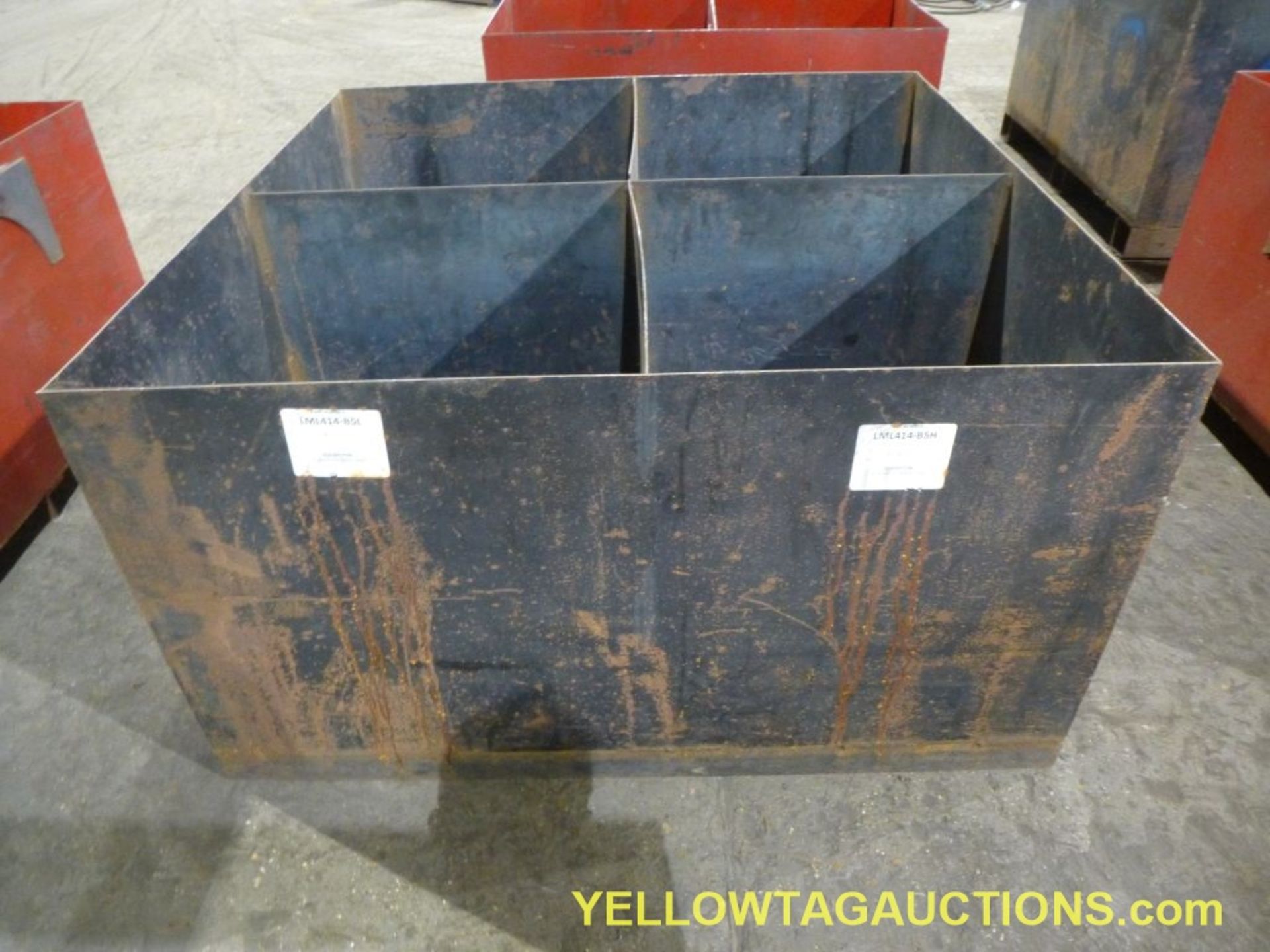 Lot of (1) 4-Section Parts Bin|Tag: 135 - Image 2 of 3