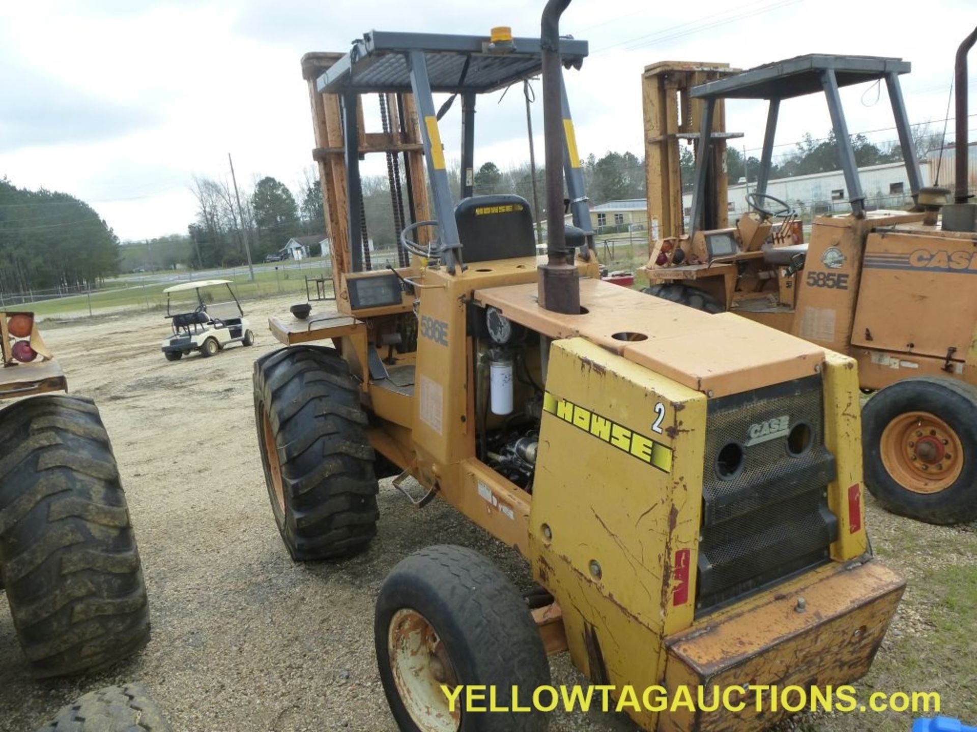 Case Diesel Forklift|Model No. 586E; Prod. ID No. JJG0252053; Truck Weight: 14,000 lbs; Capacity: - Image 4 of 14