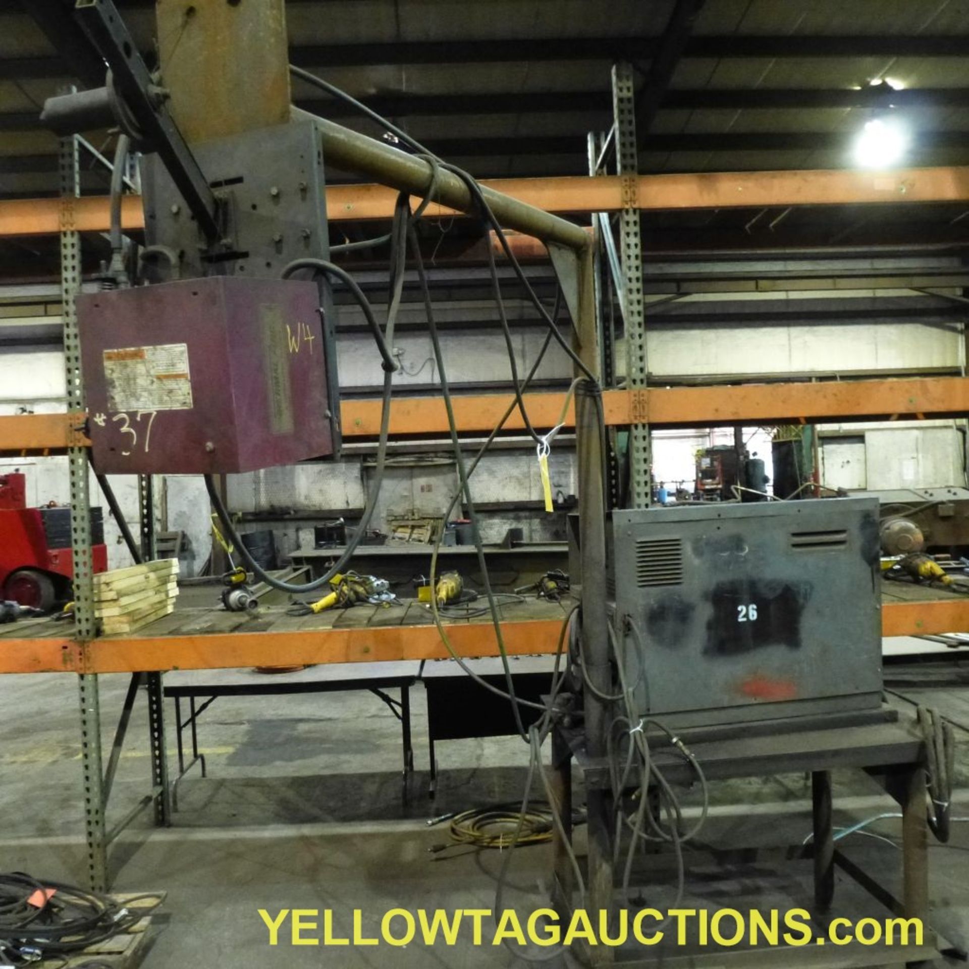 Lincoln IdealArc Arc Welder with Wire Feeder|Model No. R3S-600; Serial No. AC552210; 100/50A; 230/