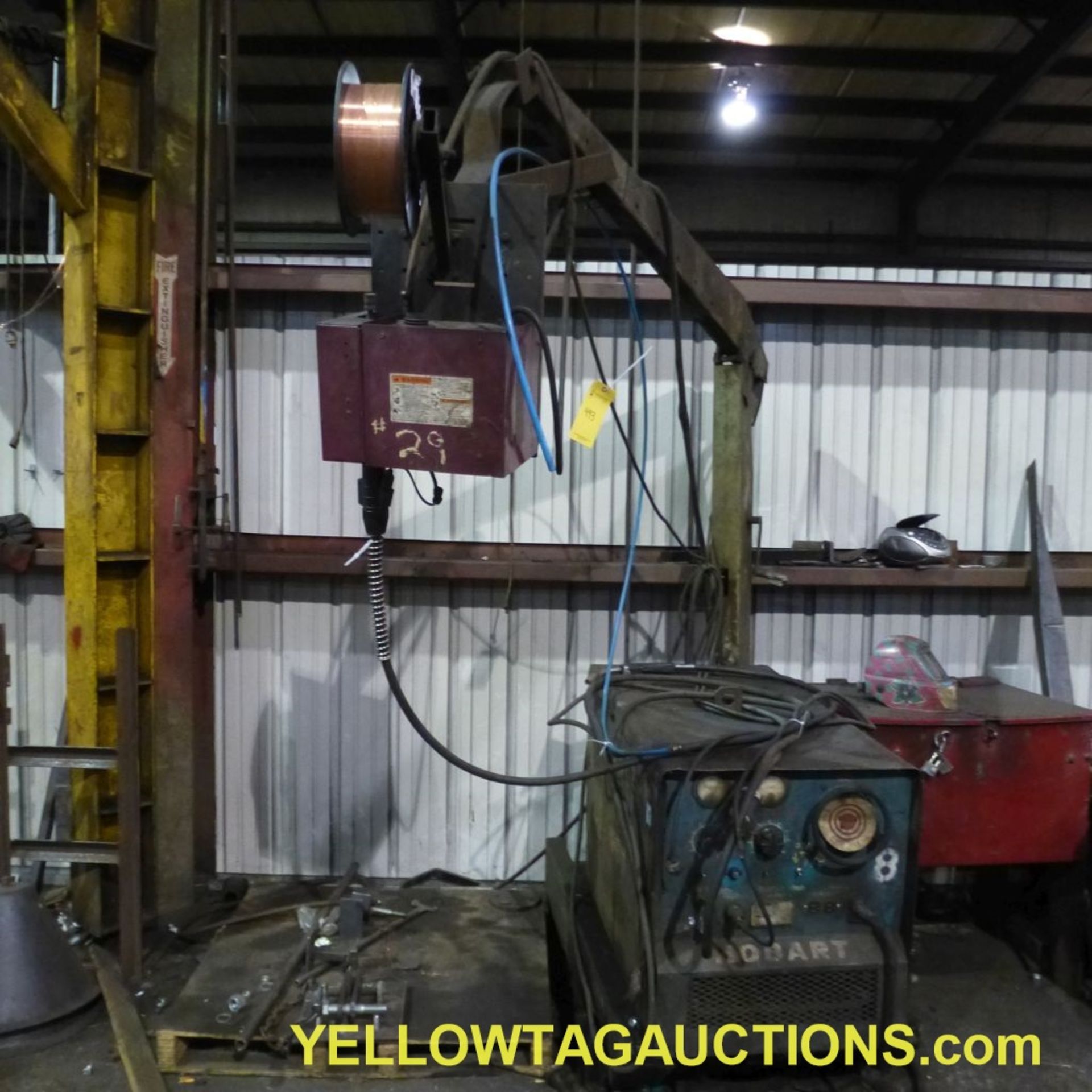 Hobart Arc Welder with Wire Feeder|Model No. RC-300; Serial No. 12RT-998; 66/33A; 230/460V|BUYER