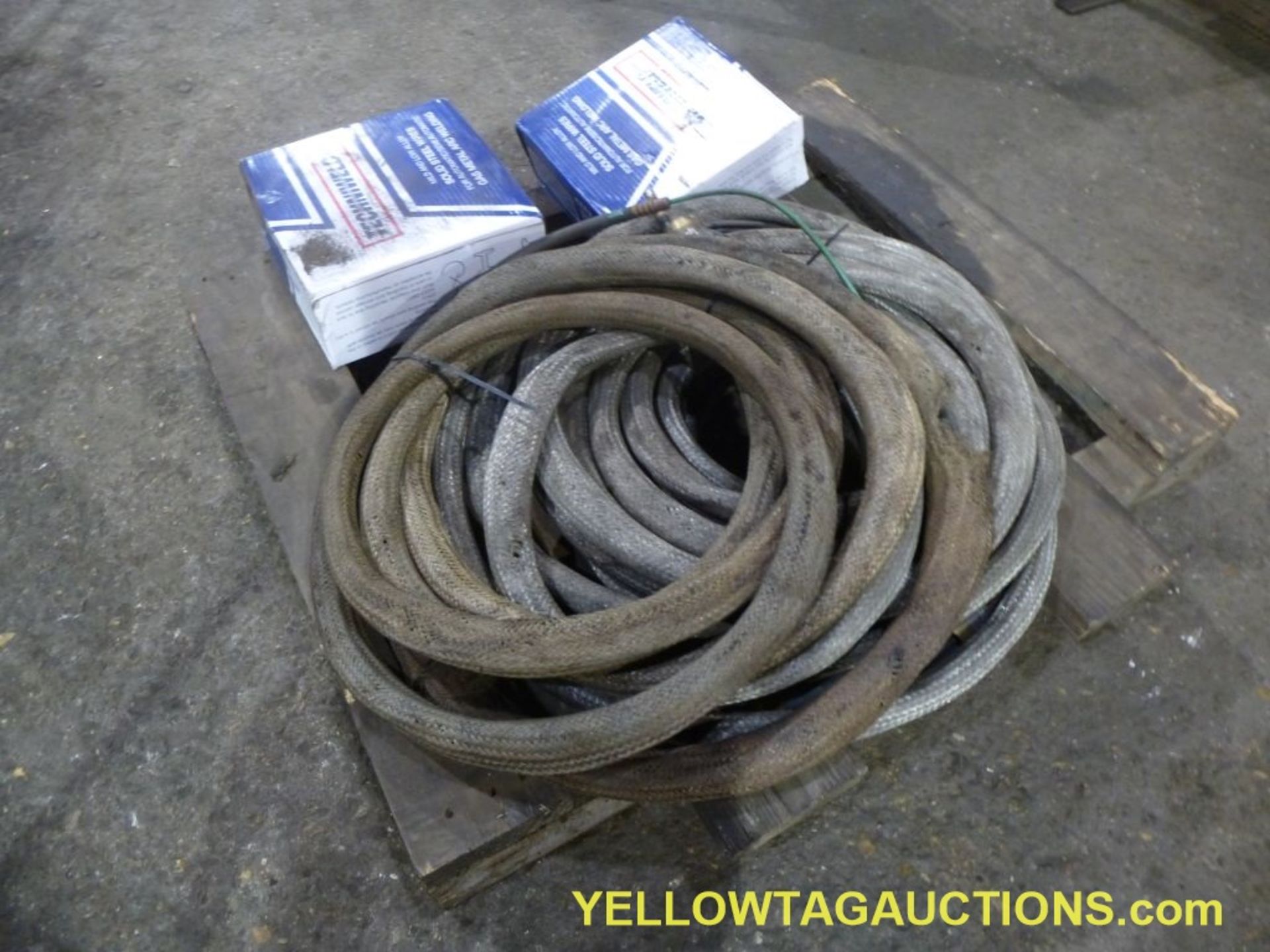 Lot of Assorted Wire and Hose|(2) Boxes of Solid Steel Wires, Gas Metal Arc Welding Wire, Size 0. - Image 2 of 6