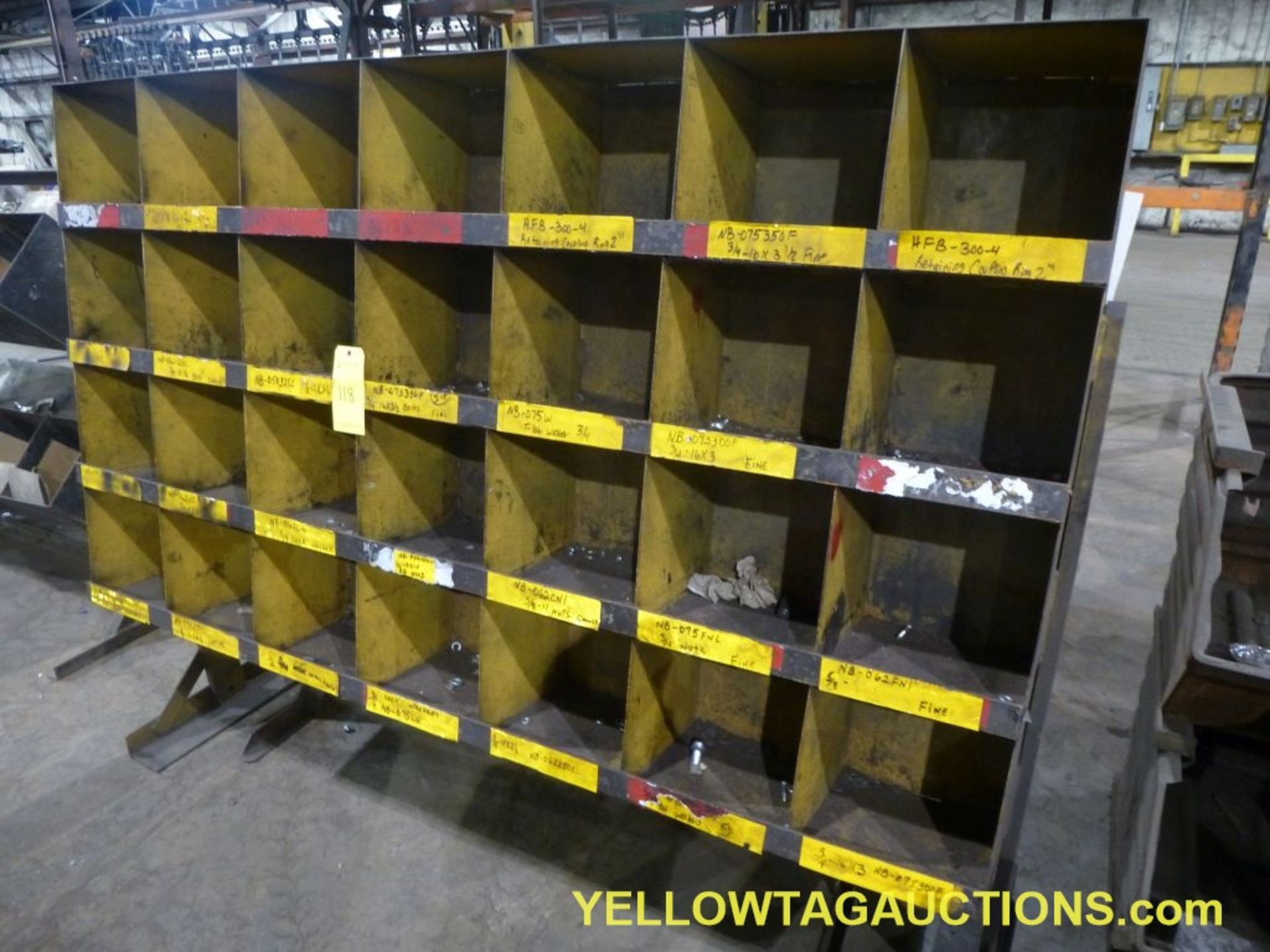 28-Bin Parts Shelf with Contents|Tag: 118 - Image 2 of 6