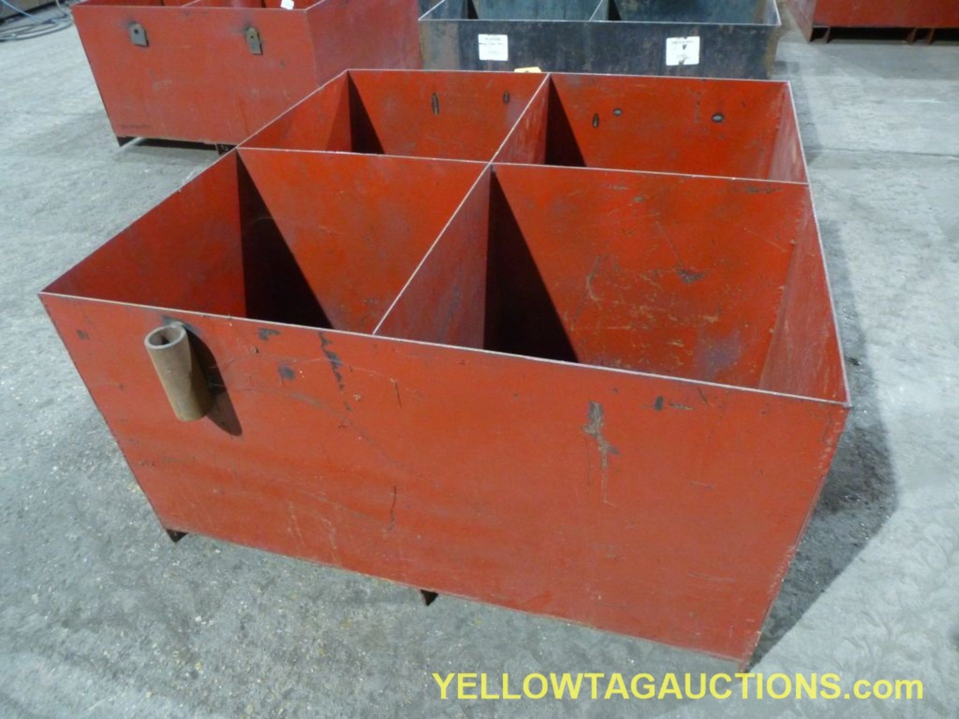 Lot of (1) 4-Section Parts Bin|Tag: 134 - Image 2 of 3
