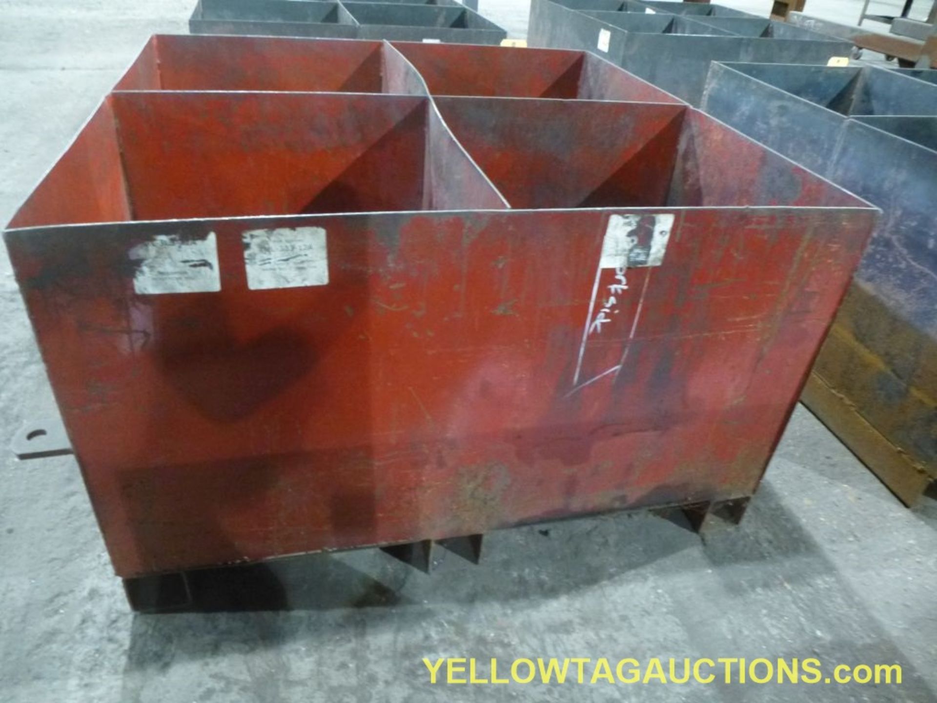 Lot of (1) 4-Section Parts Bin|Tag: 143 - Image 3 of 3