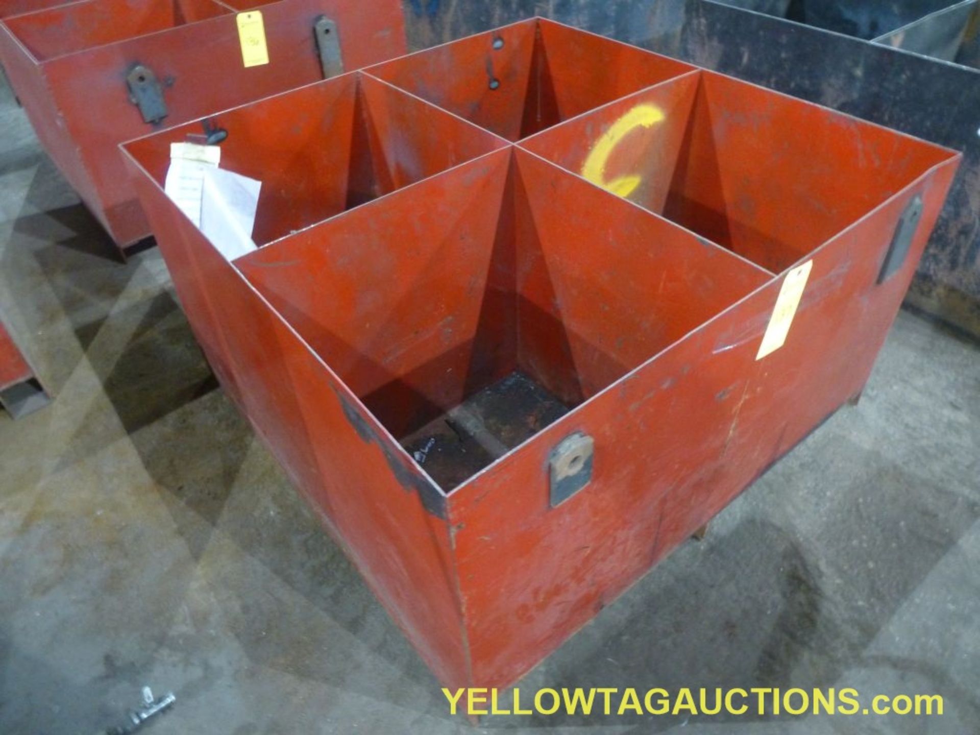Lot of (1) 4-Section Parts Bin|Tag: 137 - Image 2 of 3