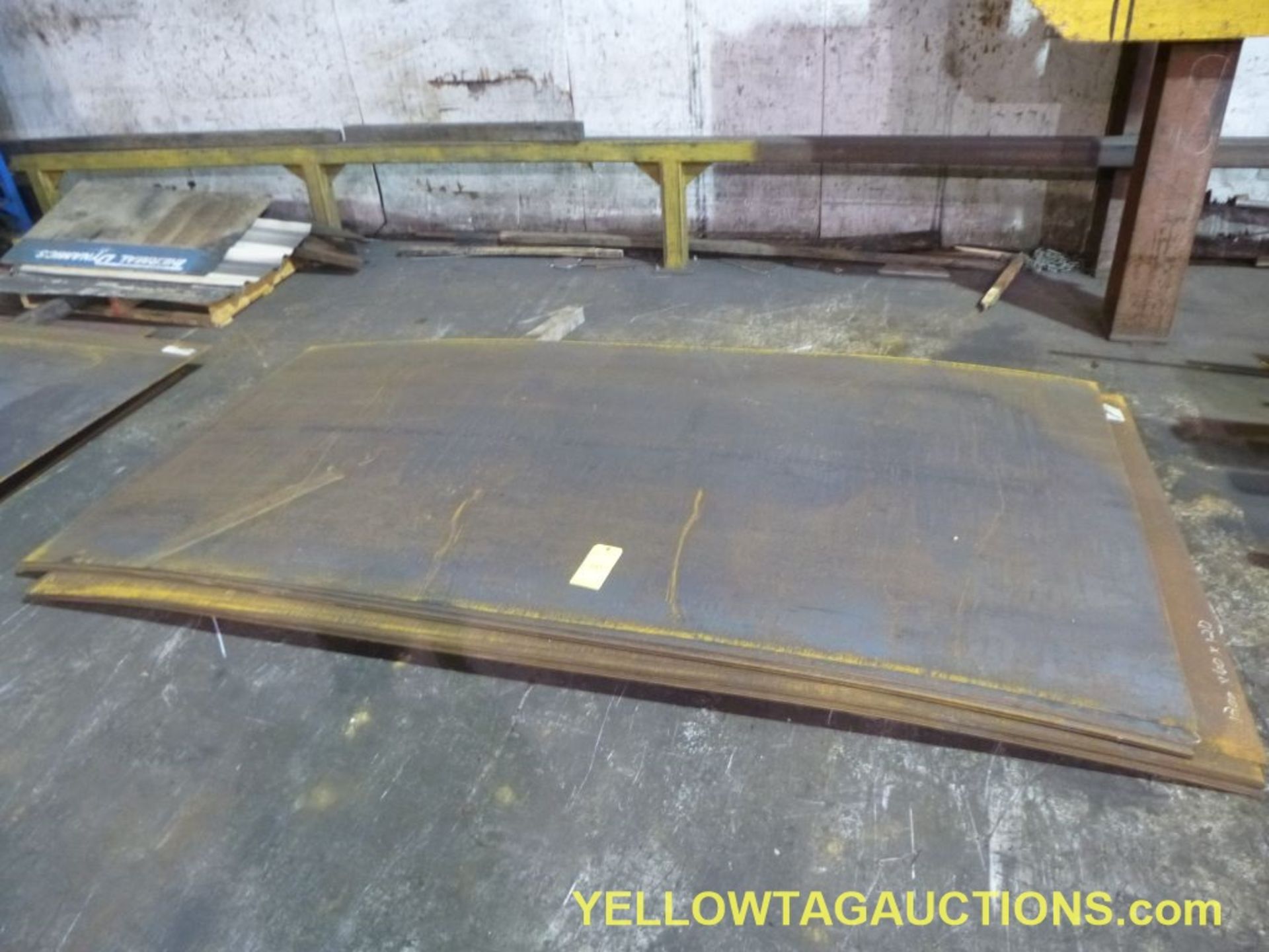 Lot of (1) Pallet of Assorted Steel Plate|Tag: 687