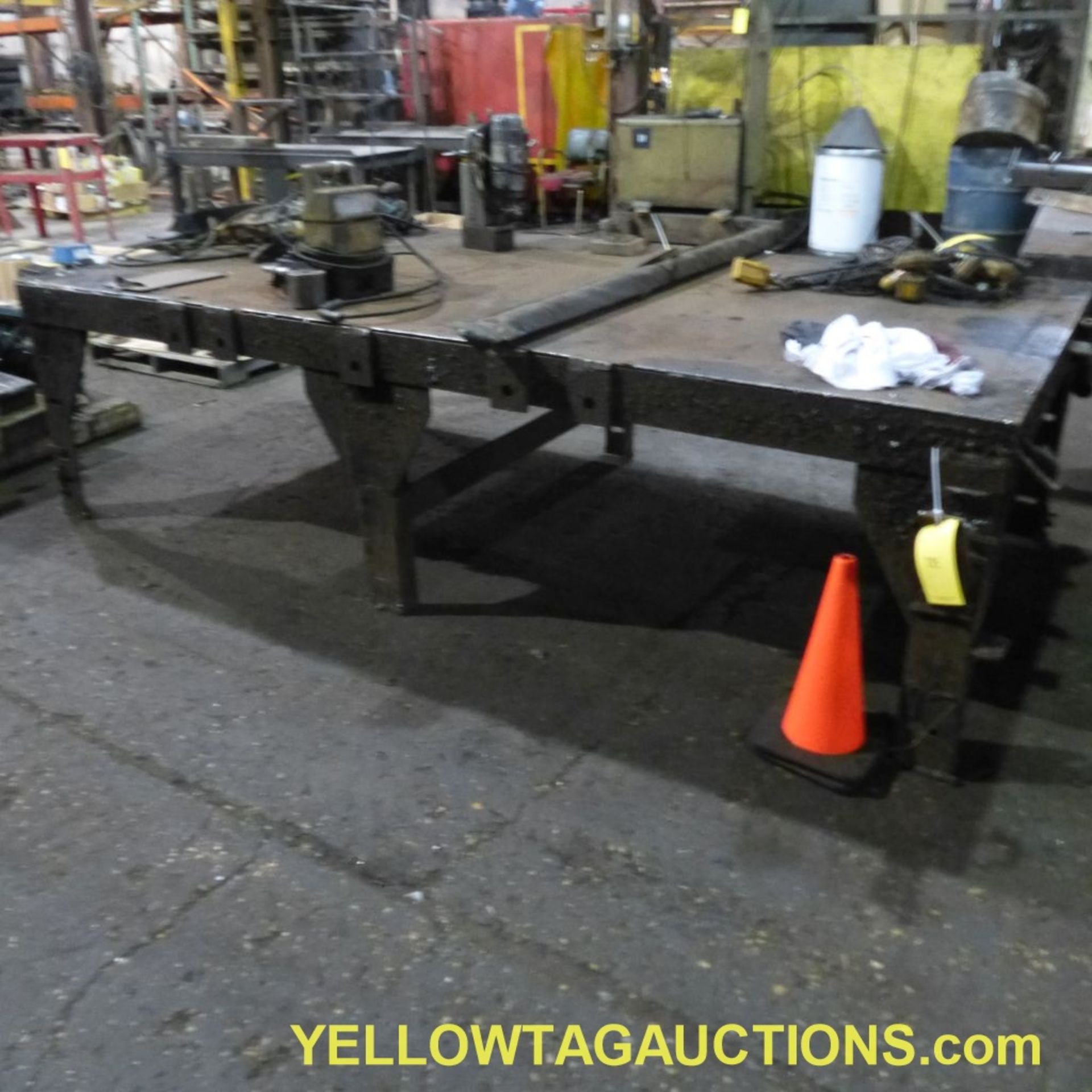Steel Work Bench/Welding Table|58" x 120" x 33"|Tag: 785