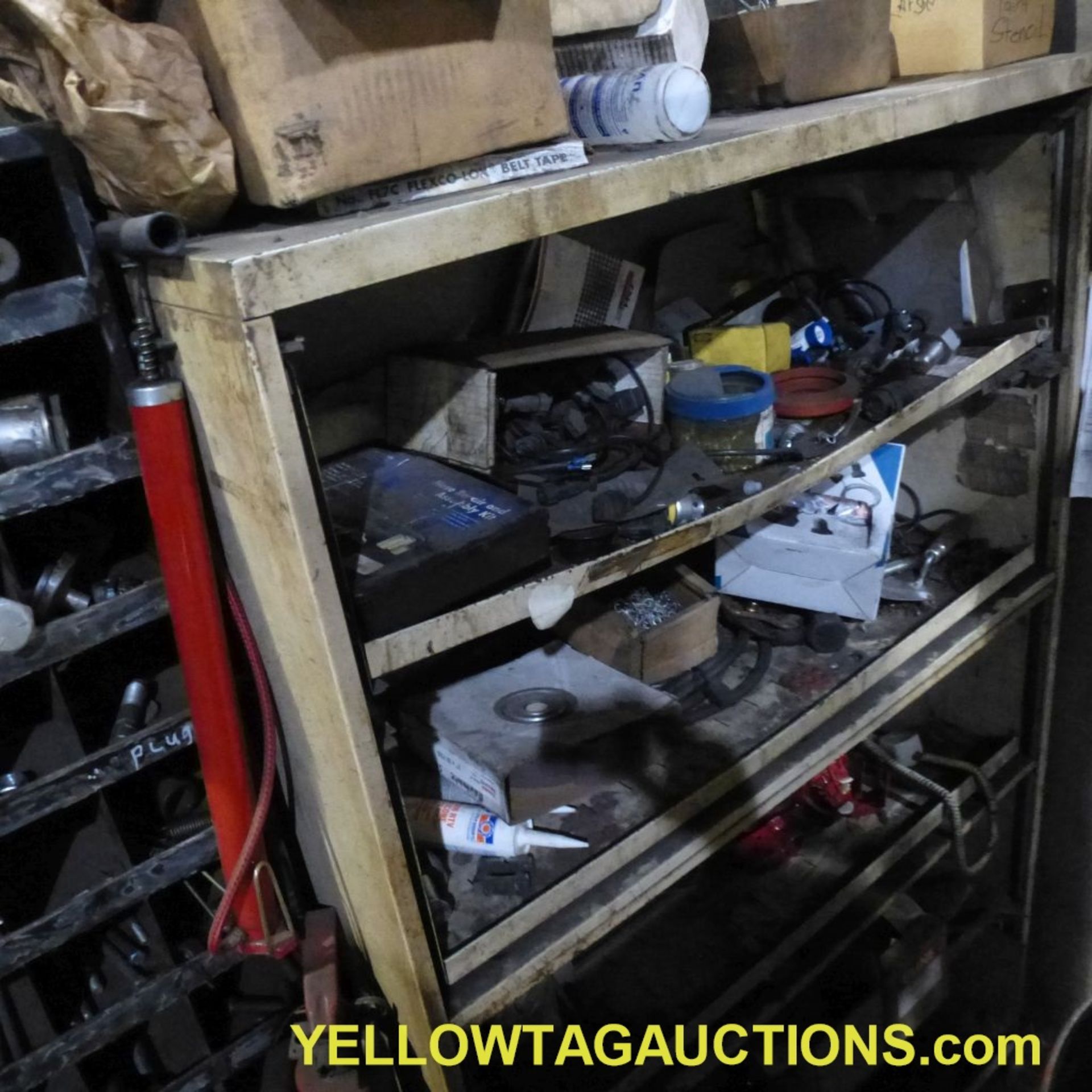 Tool Room with Contents|Includes:; Bolt Bins with Hardware; Shelves with Contents; *Office Not - Image 31 of 32