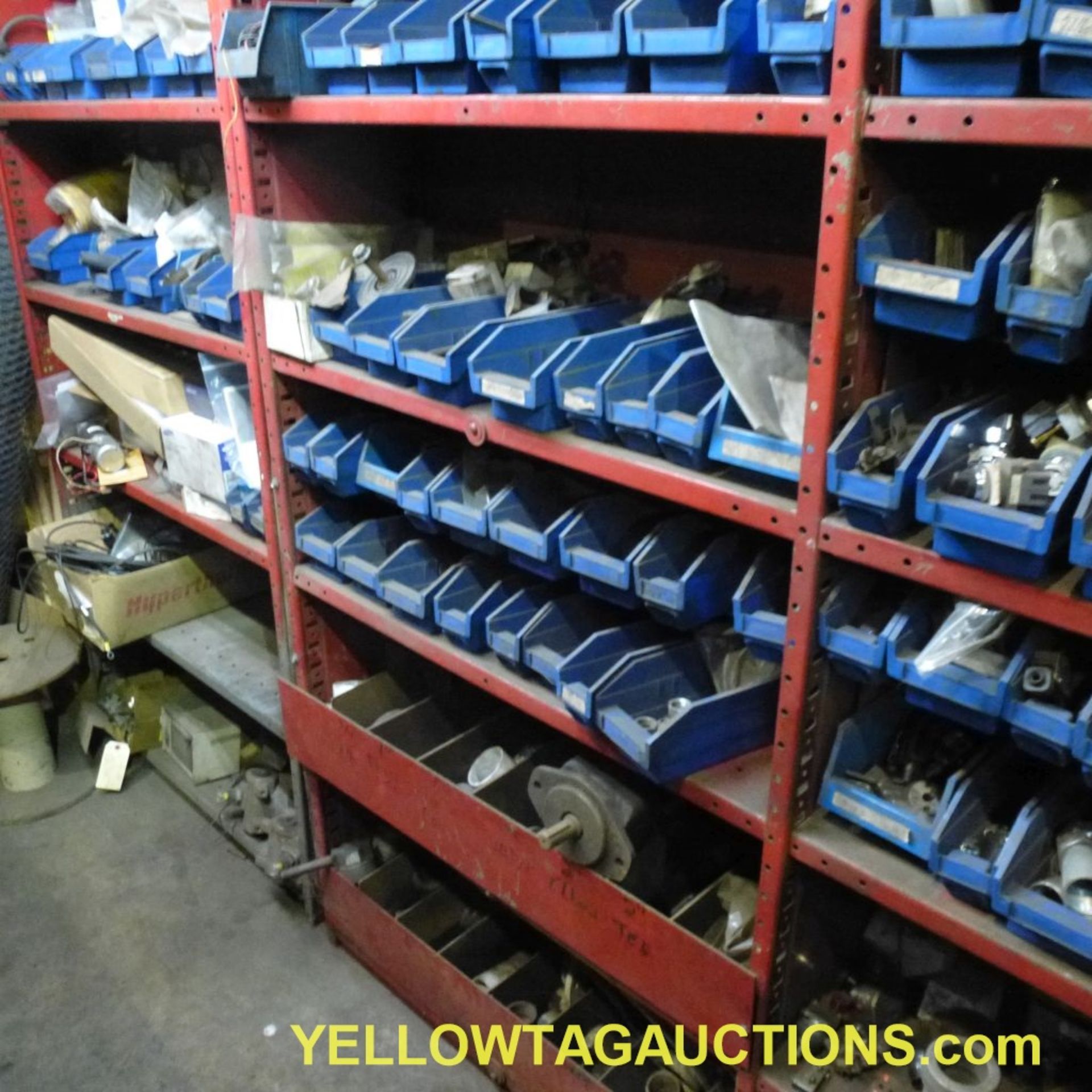 Tool Room with Contents|Includes:; Bolt Bins with Hardware; Shelves with Contents; *Office Not - Image 15 of 32