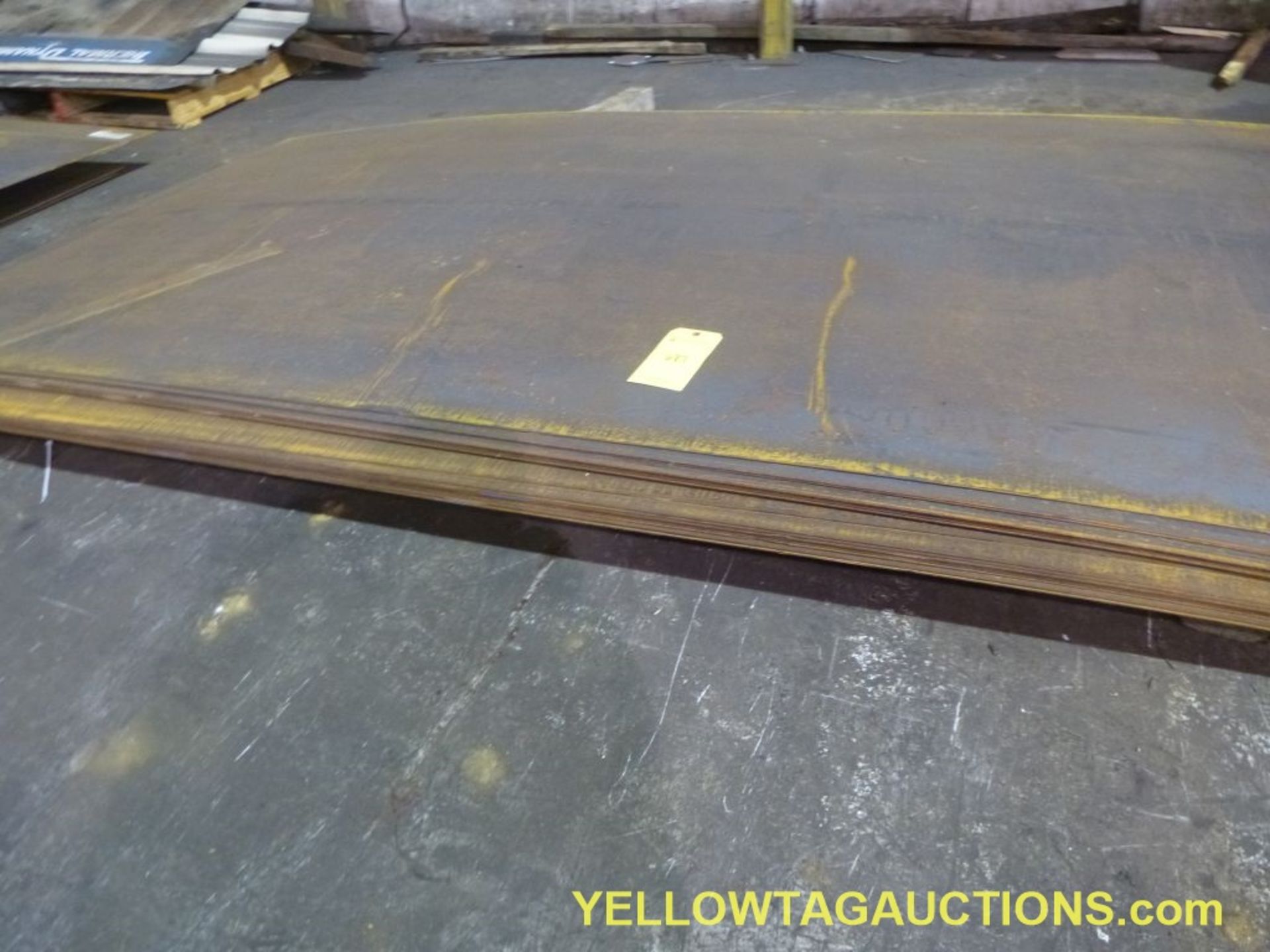 Lot of (1) Pallet of Assorted Steel Plate|Tag: 687 - Image 2 of 3