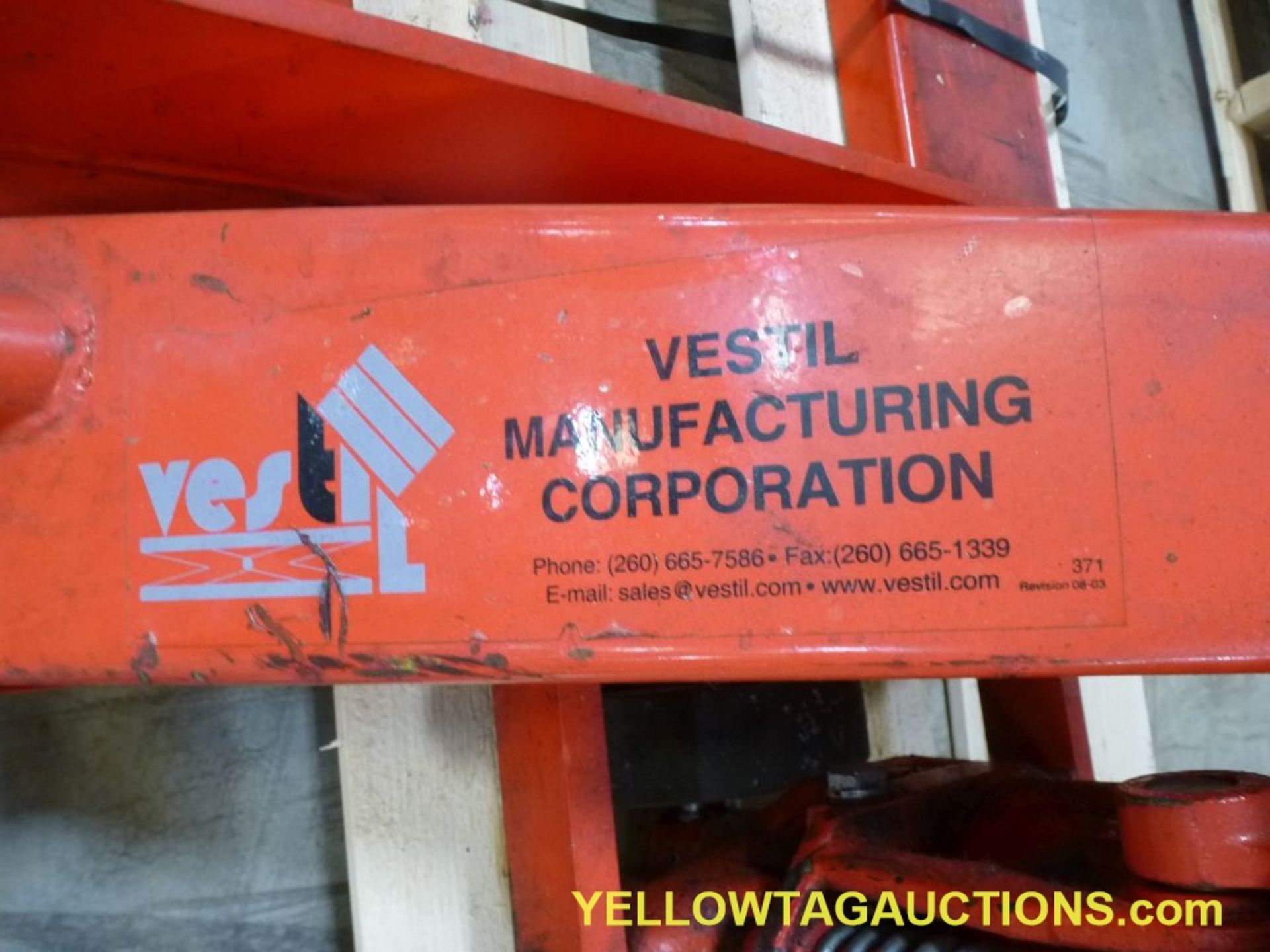 Vestil Manufacturing Corp. Pallet Jack with Electric Scale|Model No. PM-2748-SCL-LP; 5,000 lbs - Image 6 of 6