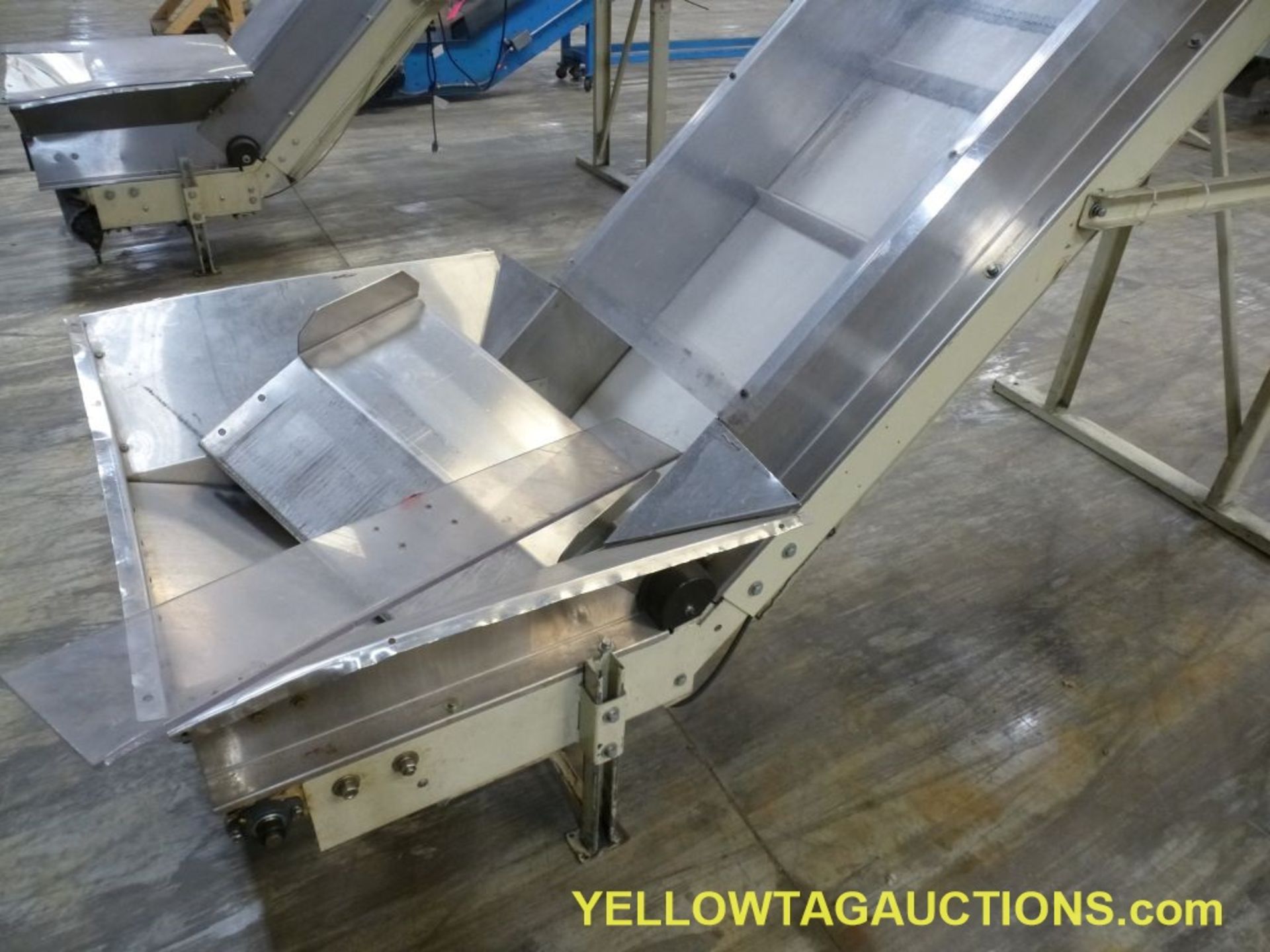 TEC Incline Conveyor|Model No. H/I 18 29; Serial No. 06 01 134; 230/460V; 1/3 HP; Length: 110"; - Image 12 of 15