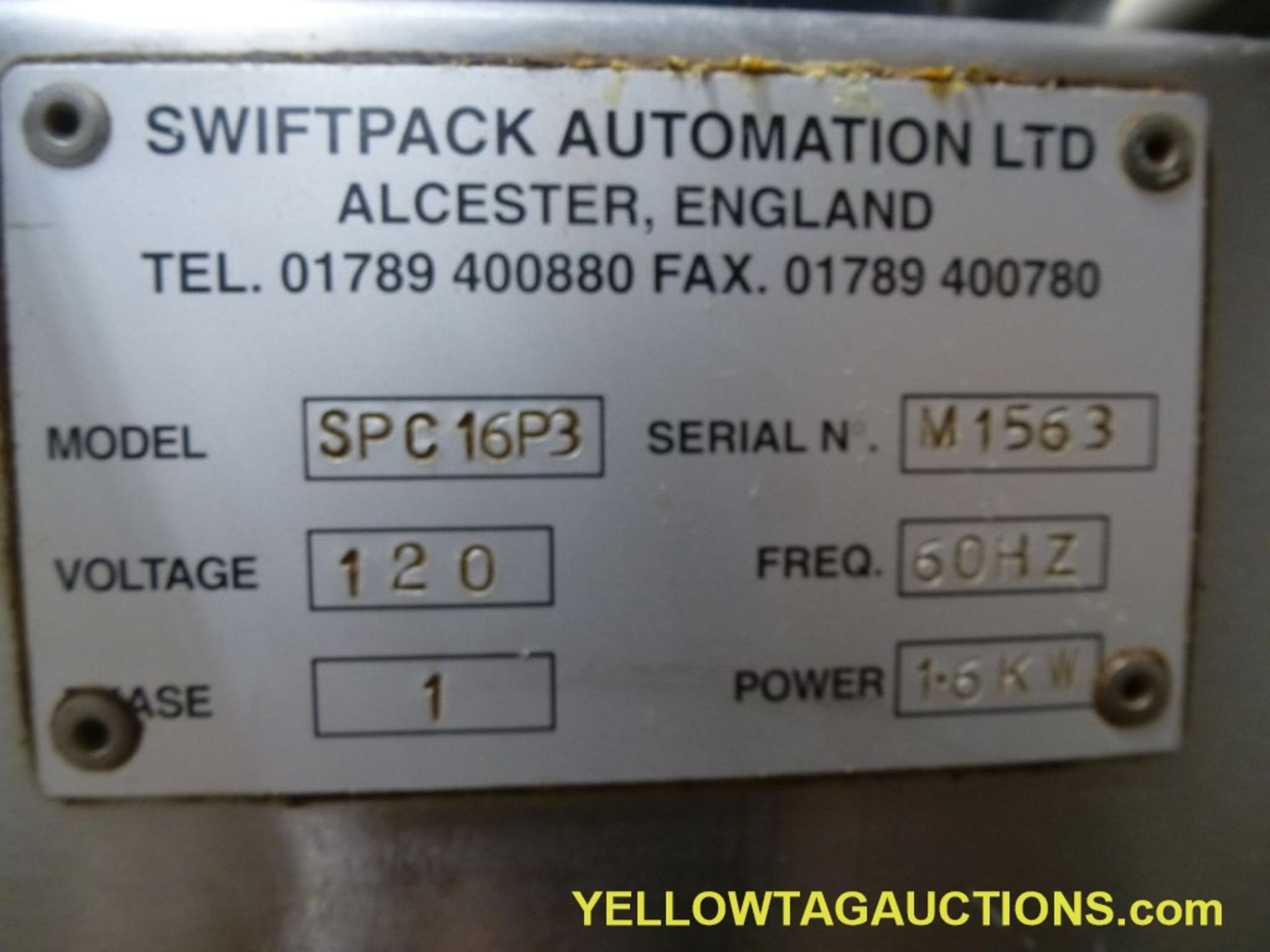 SwiftPack Automation Vibratory Feeder|Model No. SPC16P3; 120V; 1-Phase; 16 KW; 10A|Lot Loading - Image 14 of 14