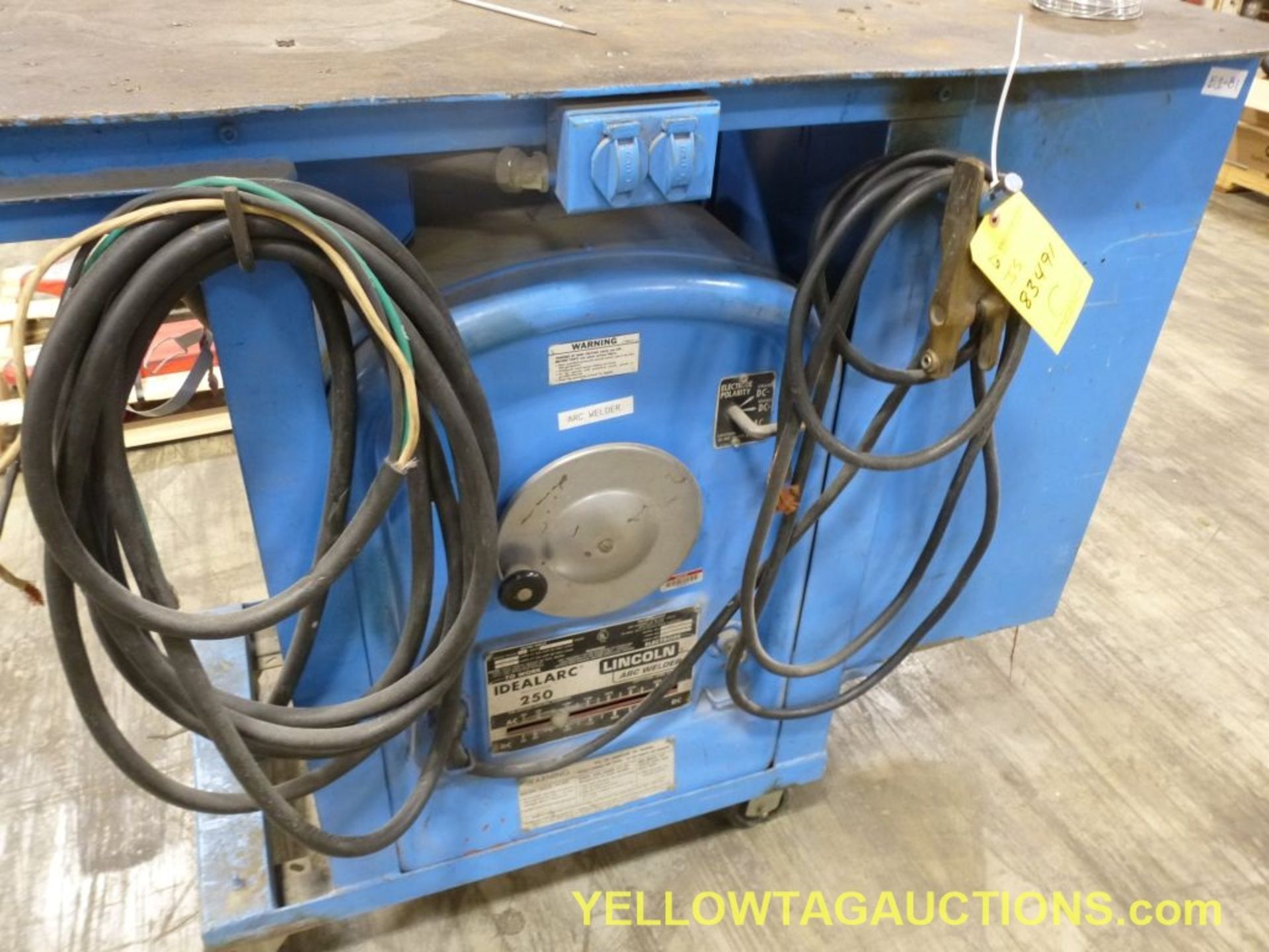 Lincoln IdealArc 250 Arc Welder|Model No. 250-250 Code: 8804; Nema Class 2; Single Phase; 200- - Image 4 of 7