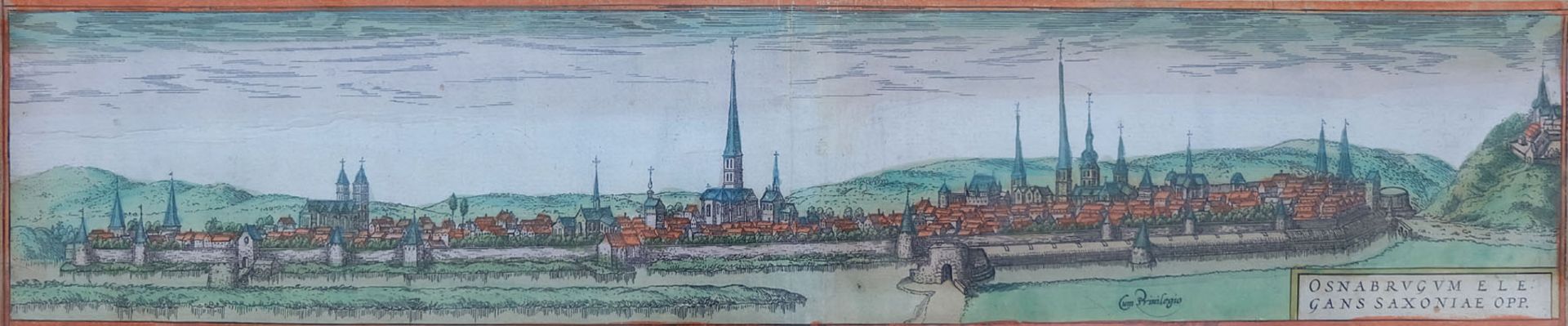 MERIAN, Matthäus (*22.09.1593 Basel +19.06.1650 Bad Schwalbach), 2.Hälfte 17.Jh., Kupferstichvedute,